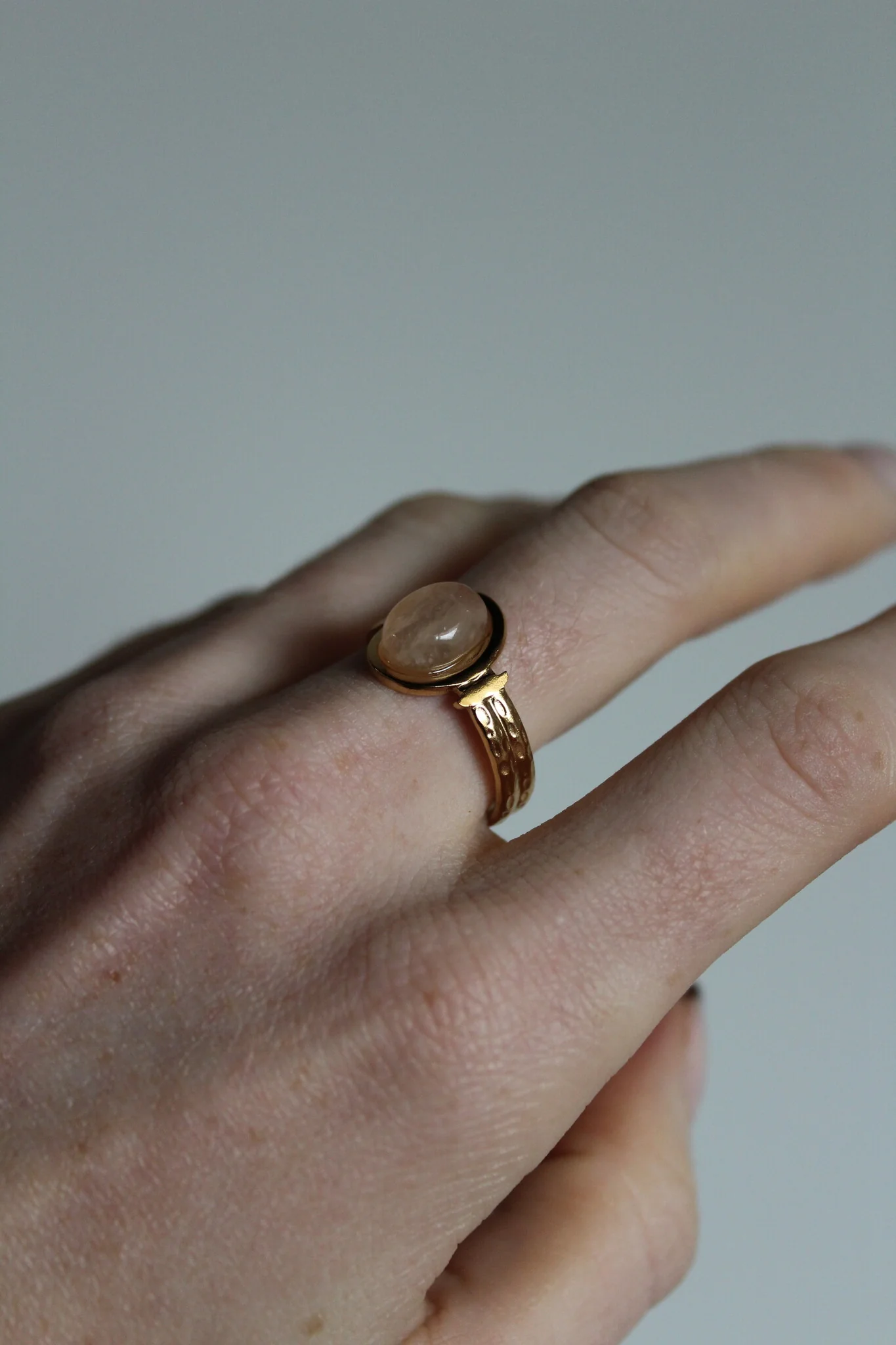 Megane - Ring - Natuursteen - Stainless Steel - Verstelbaar - Image 8