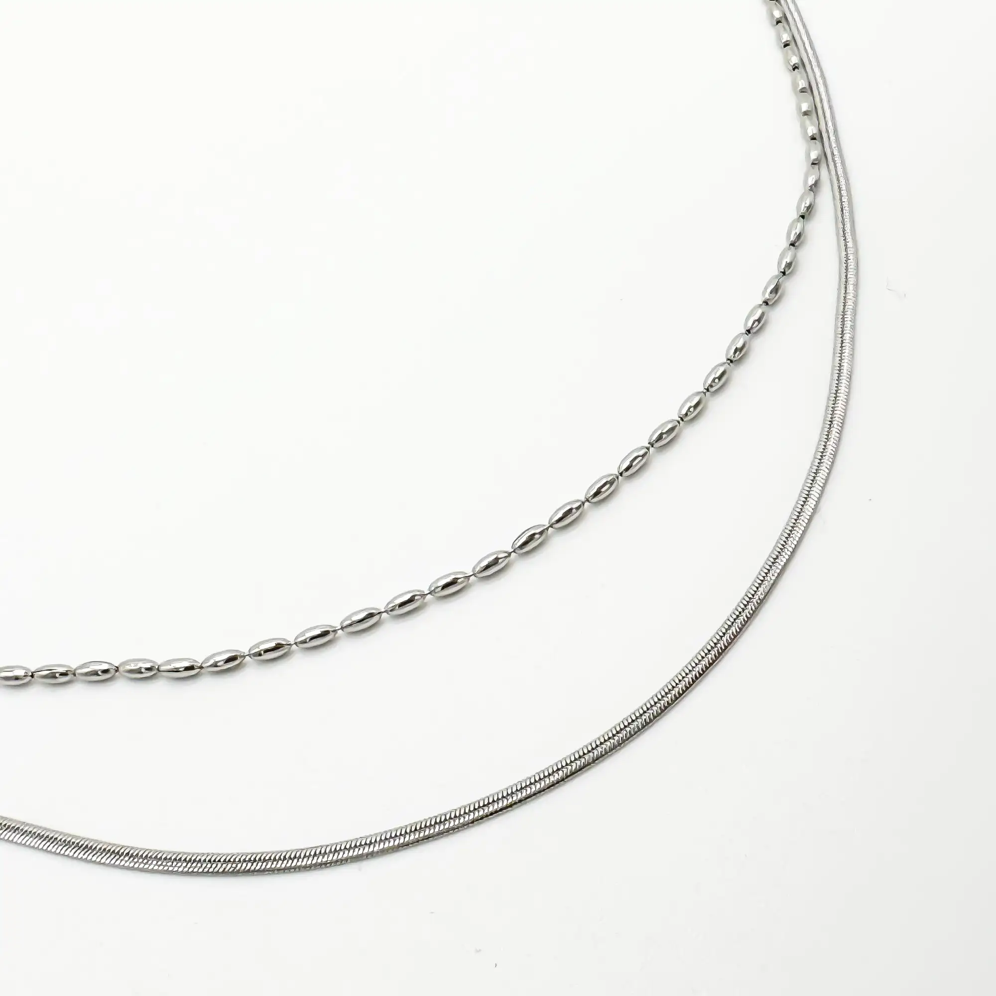 Minimalistic - Ketting - 2 laags - Stainless Steel - Image 13