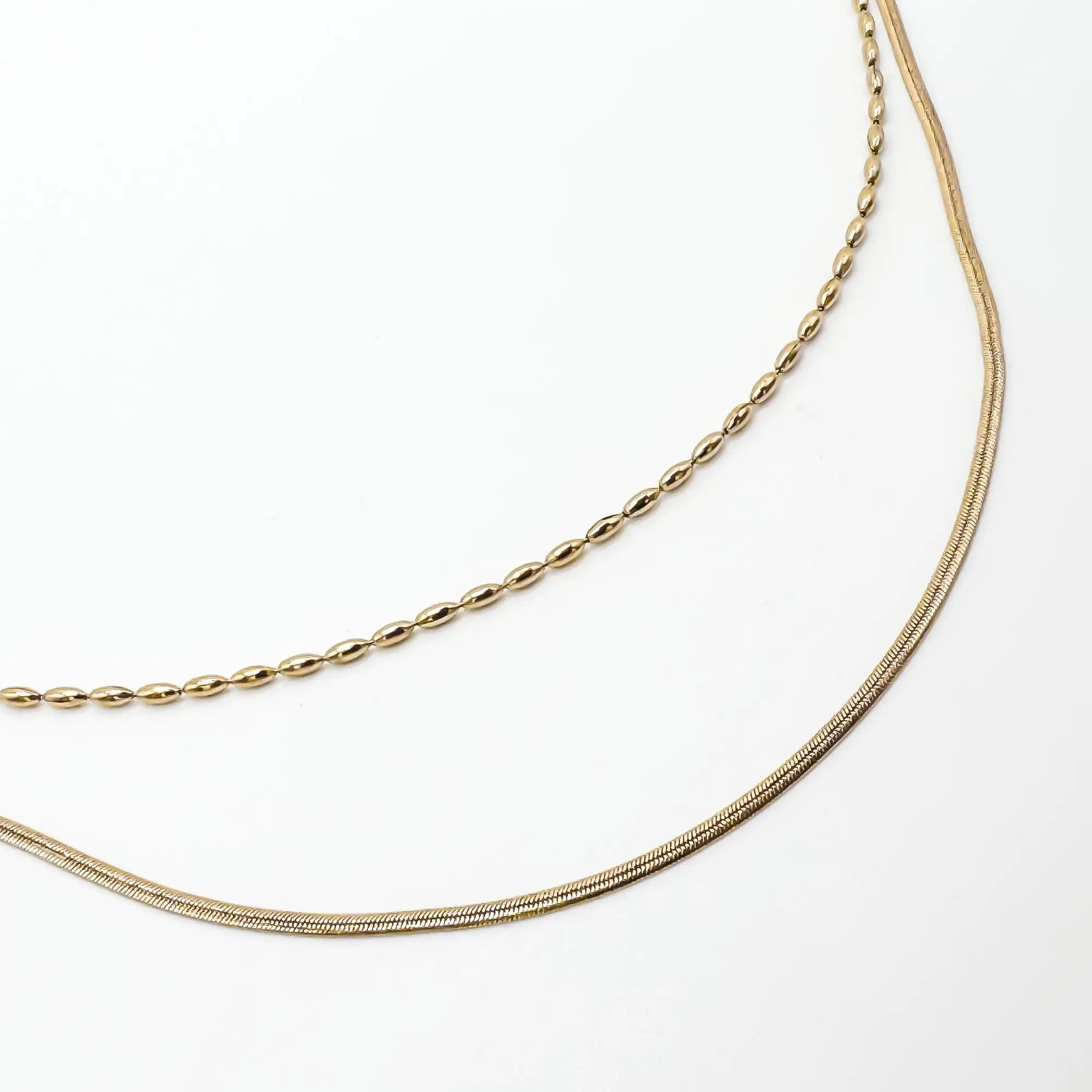 Minimalistic - Ketting - 2 laags - Stainless Steel - Image 3