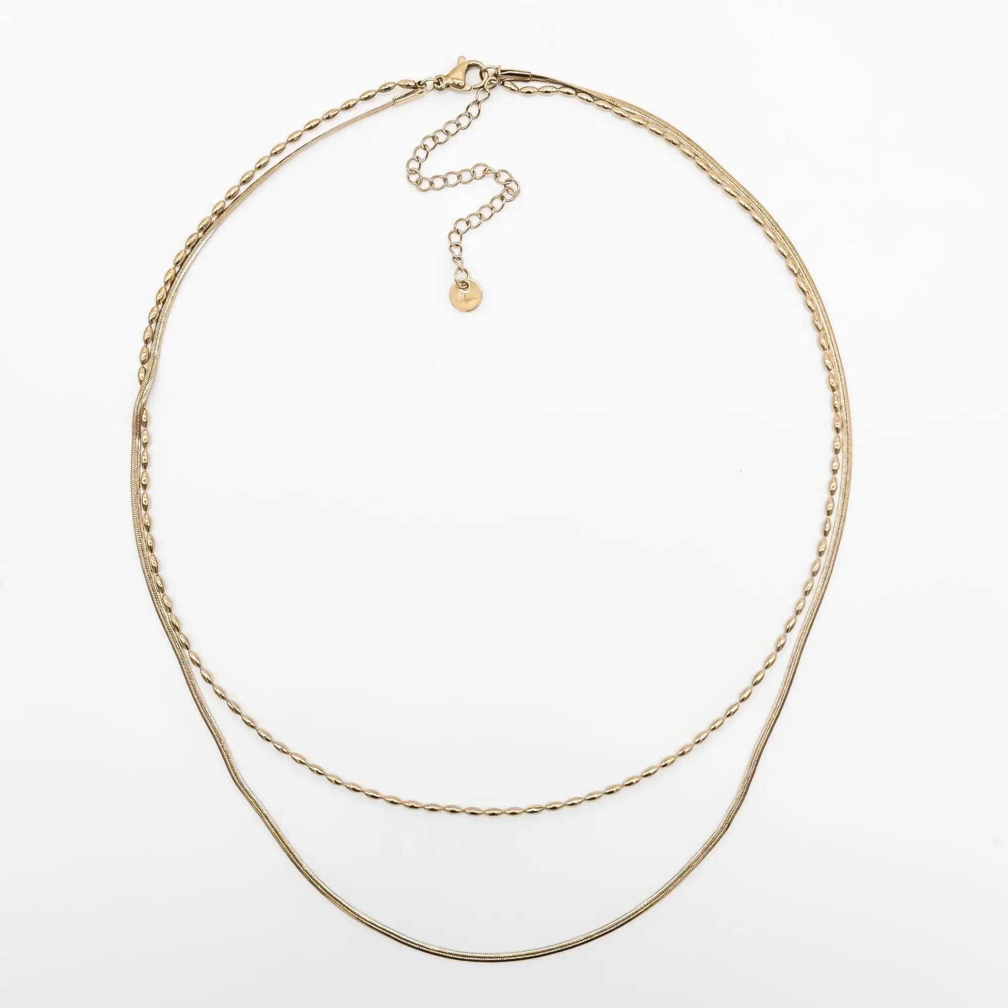 Minimalistic - Ketting - 2 laags - Stainless Steel - Image 4