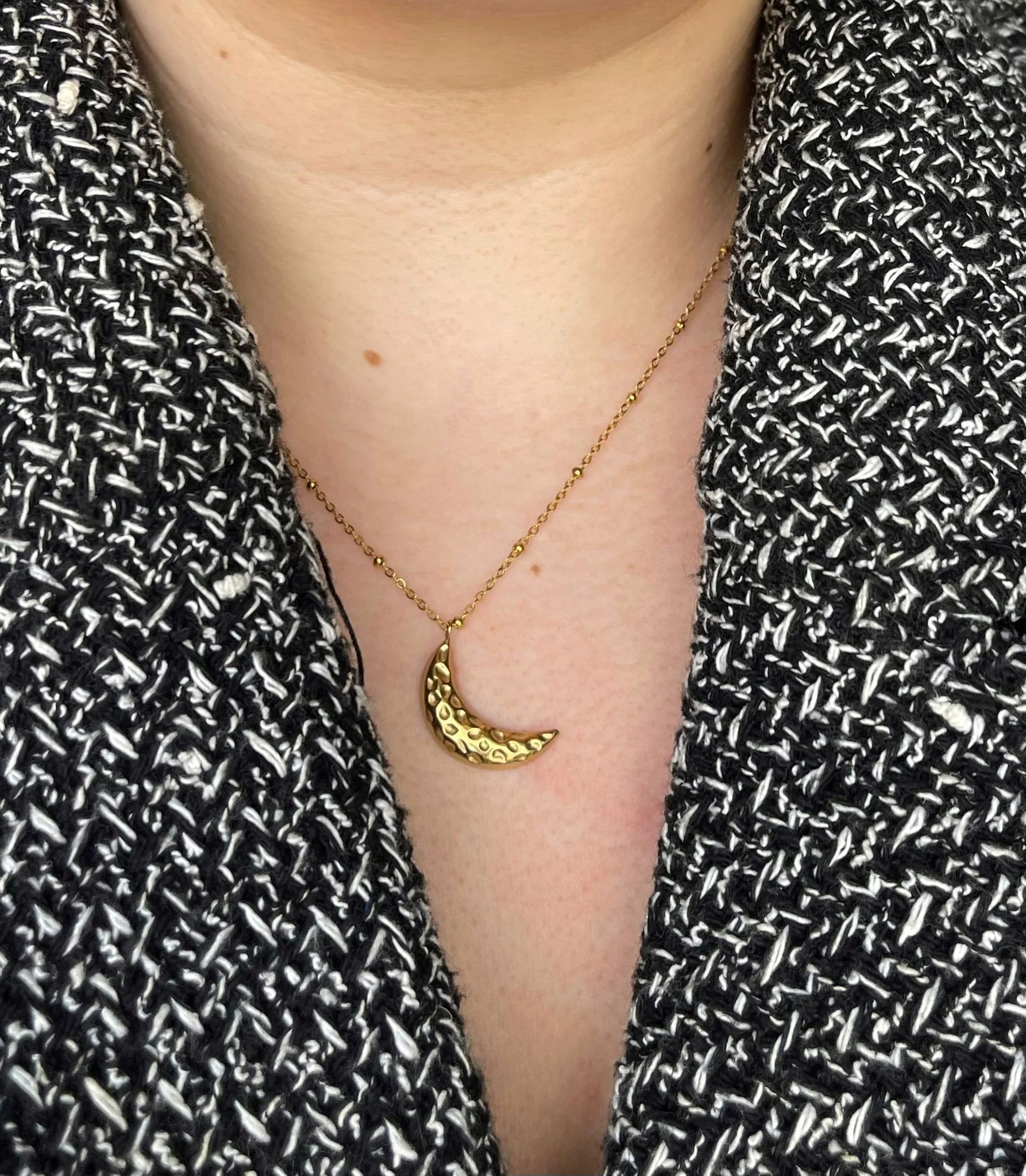 Moon - Ketting - Stainless Steel - Image 3