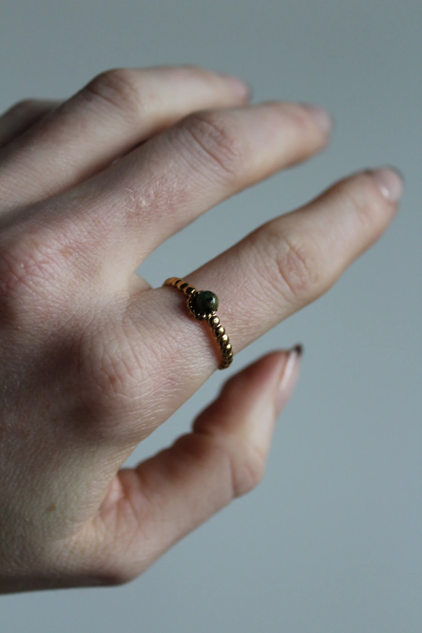 Nadine - Ring - Stainless Steel - Verstelbaar - Natuursteen - Image 15