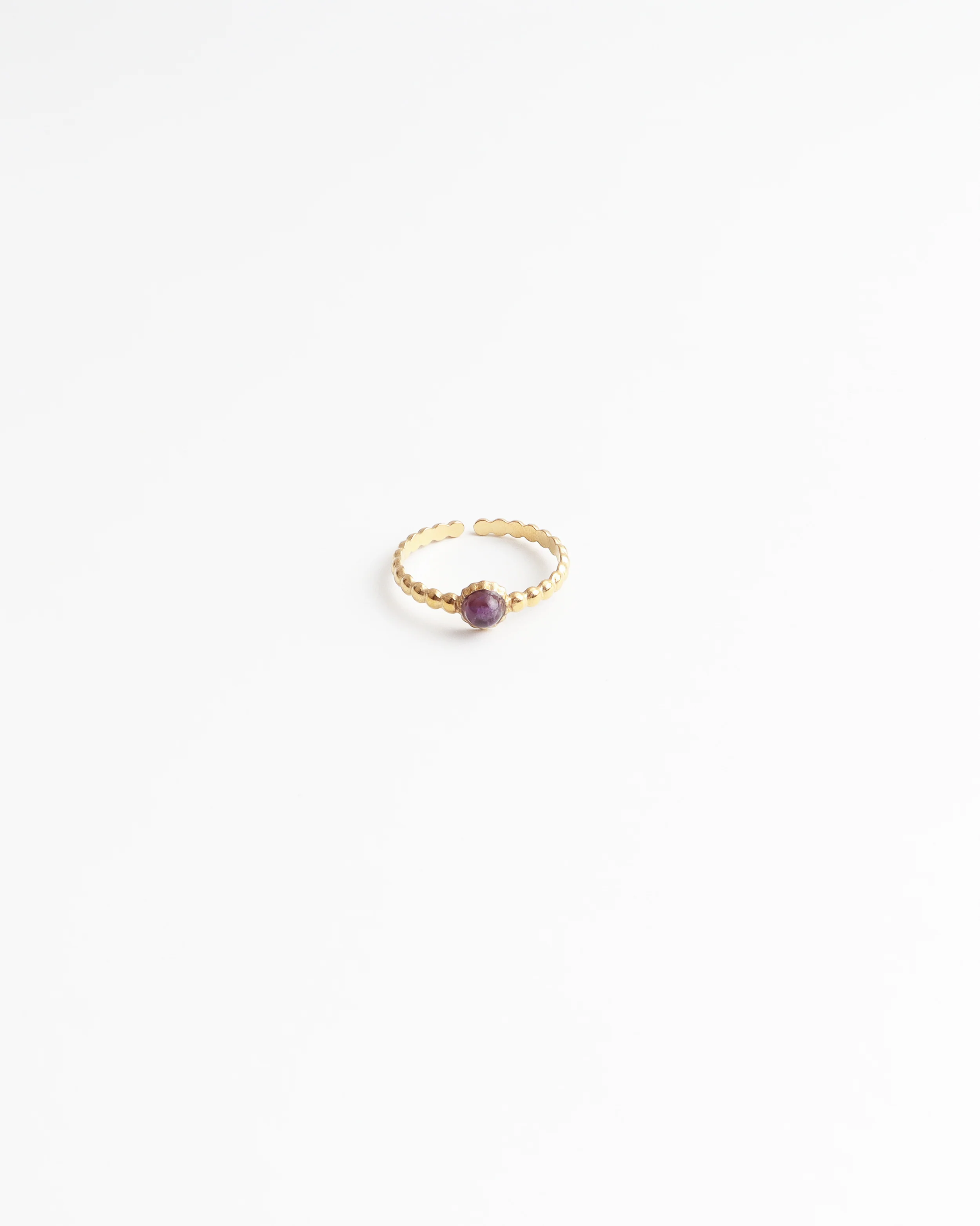 Nadine - Ring - Stainless Steel - Verstelbaar - Natuursteen - Image 6