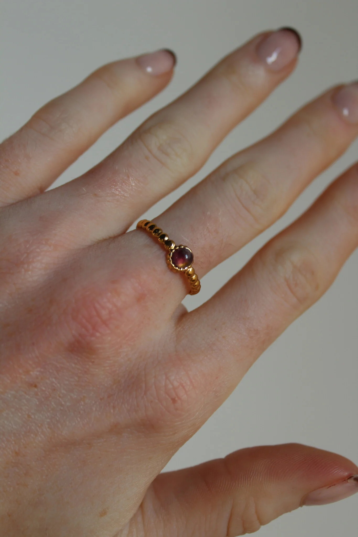 Nadine - Ring - Stainless Steel - Verstelbaar - Natuursteen - Image 7