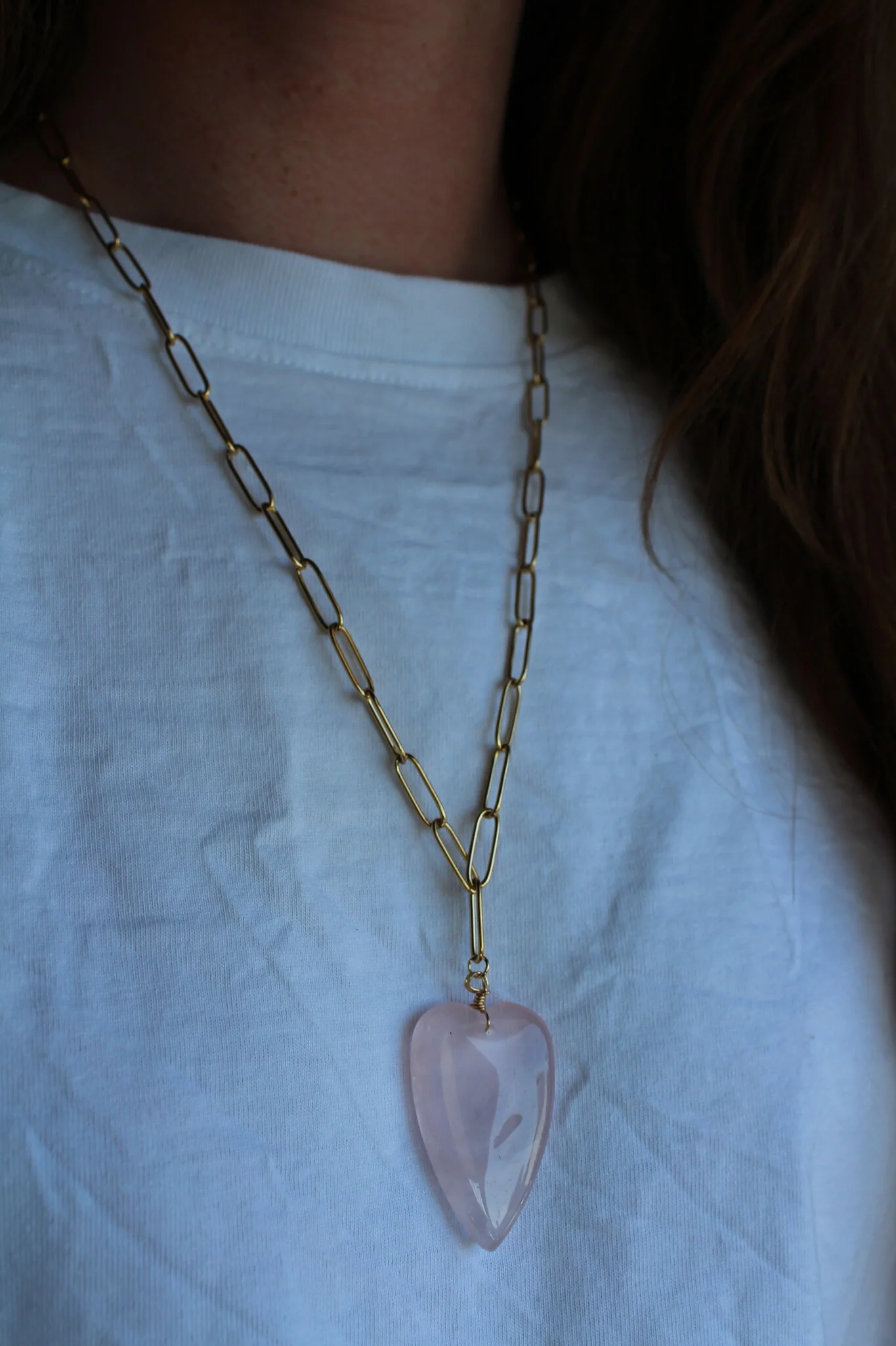 Natural Stone Heart - Ketting - Natuursteen - Stainless Steel - Image 10