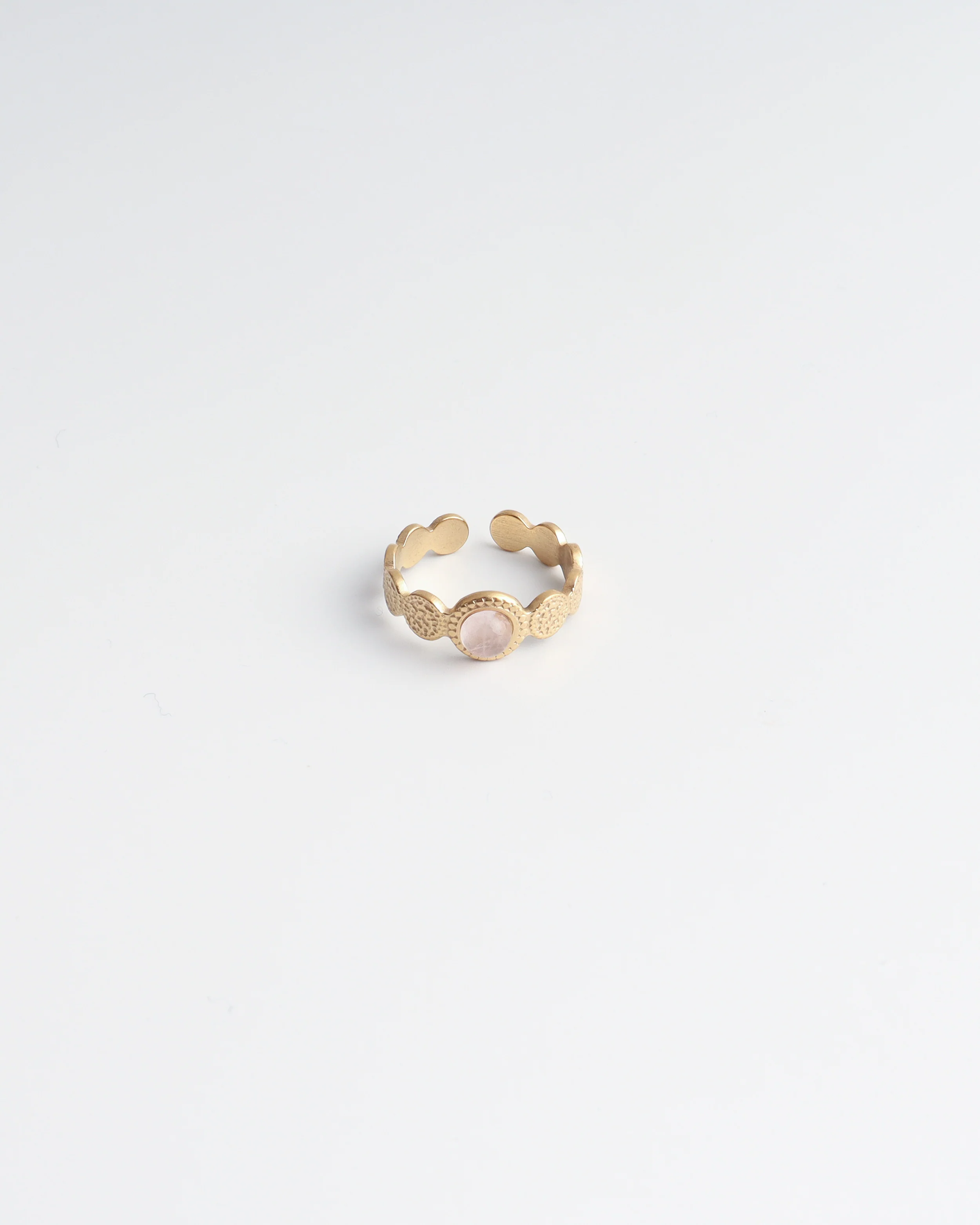 Noé - Ring - Natuursteen - Stainless Steel - Verstelbaar - Image 6