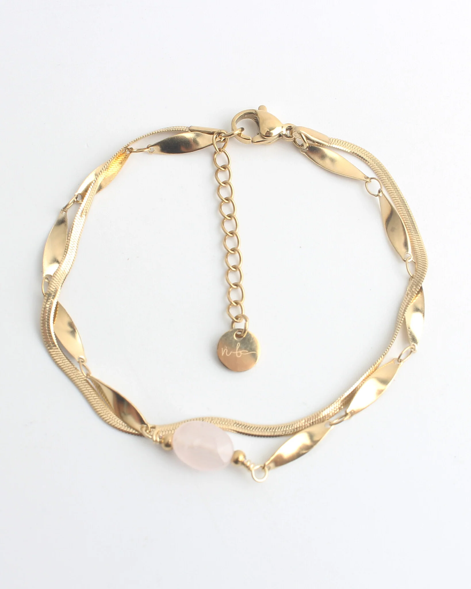 Noralie - Armband - Natuursteen - Stainless Steel - Image 5