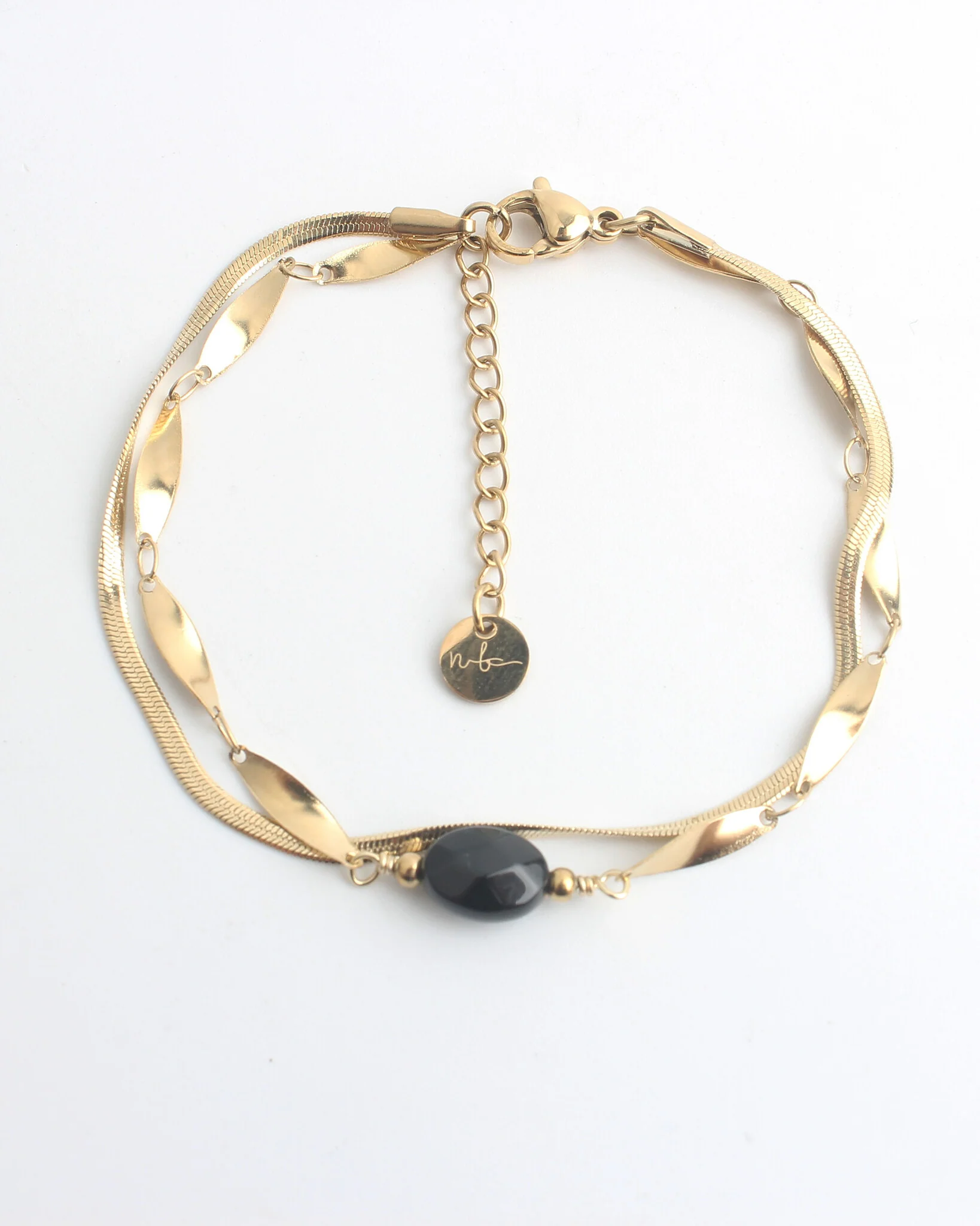 Noralie - Armband - Natuursteen - Stainless Steel - Image 8