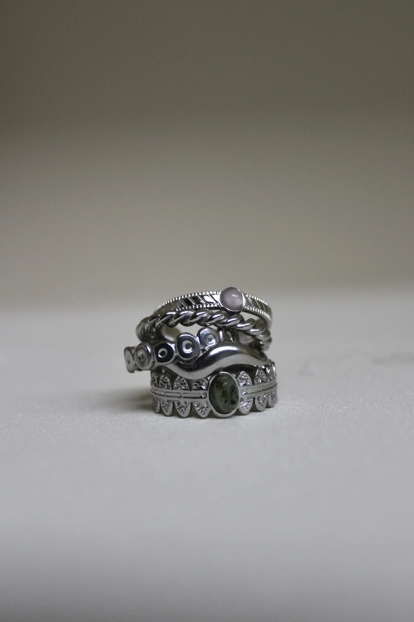 Olive - Ring - Stainless Steel - Verstelbaar - Image 5