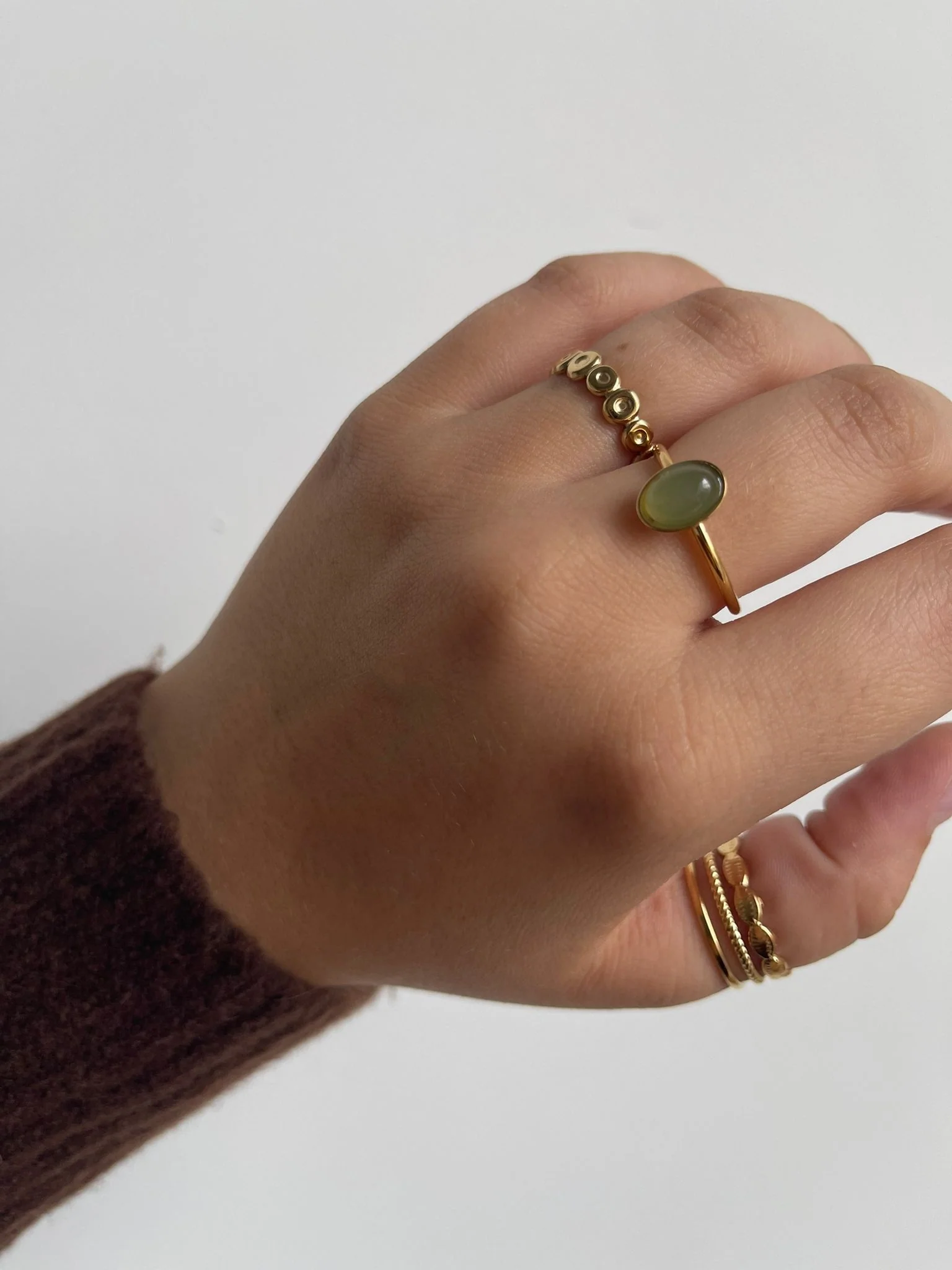 Olive - Ring - Stainless Steel - Verstelbaar - Image 7