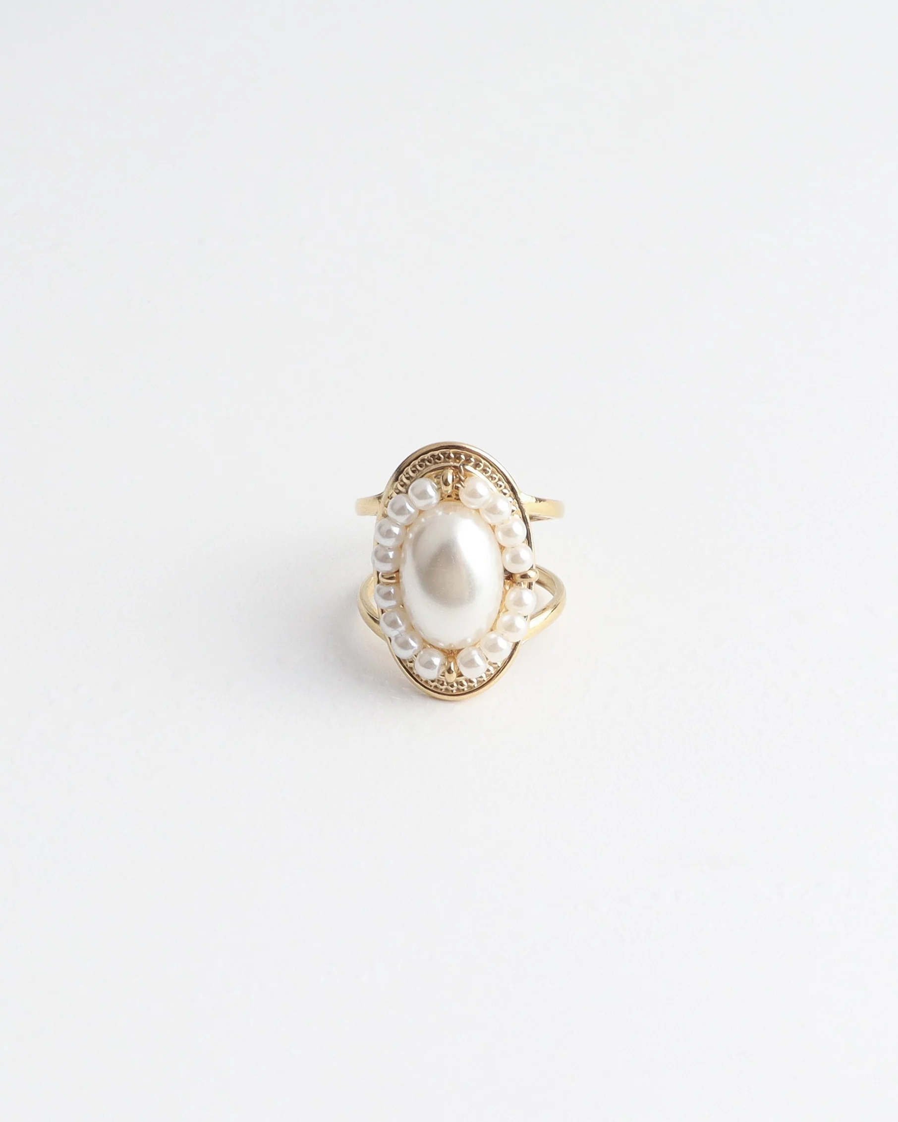 Pearlet - Ring - Stainless Steel - Verstelbaar