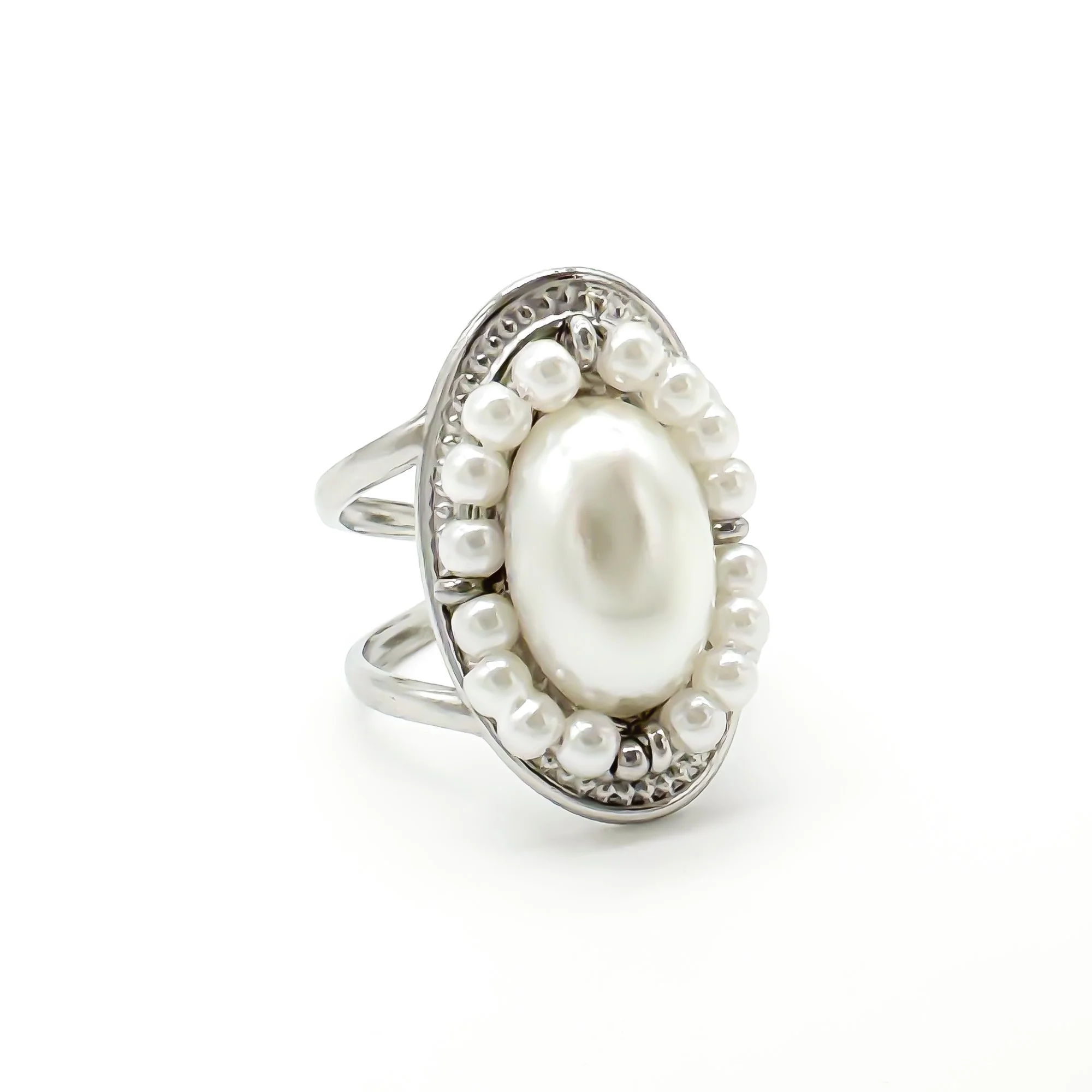 Pearlet - Ring - Stainless Steel - Verstelbaar - Image 3