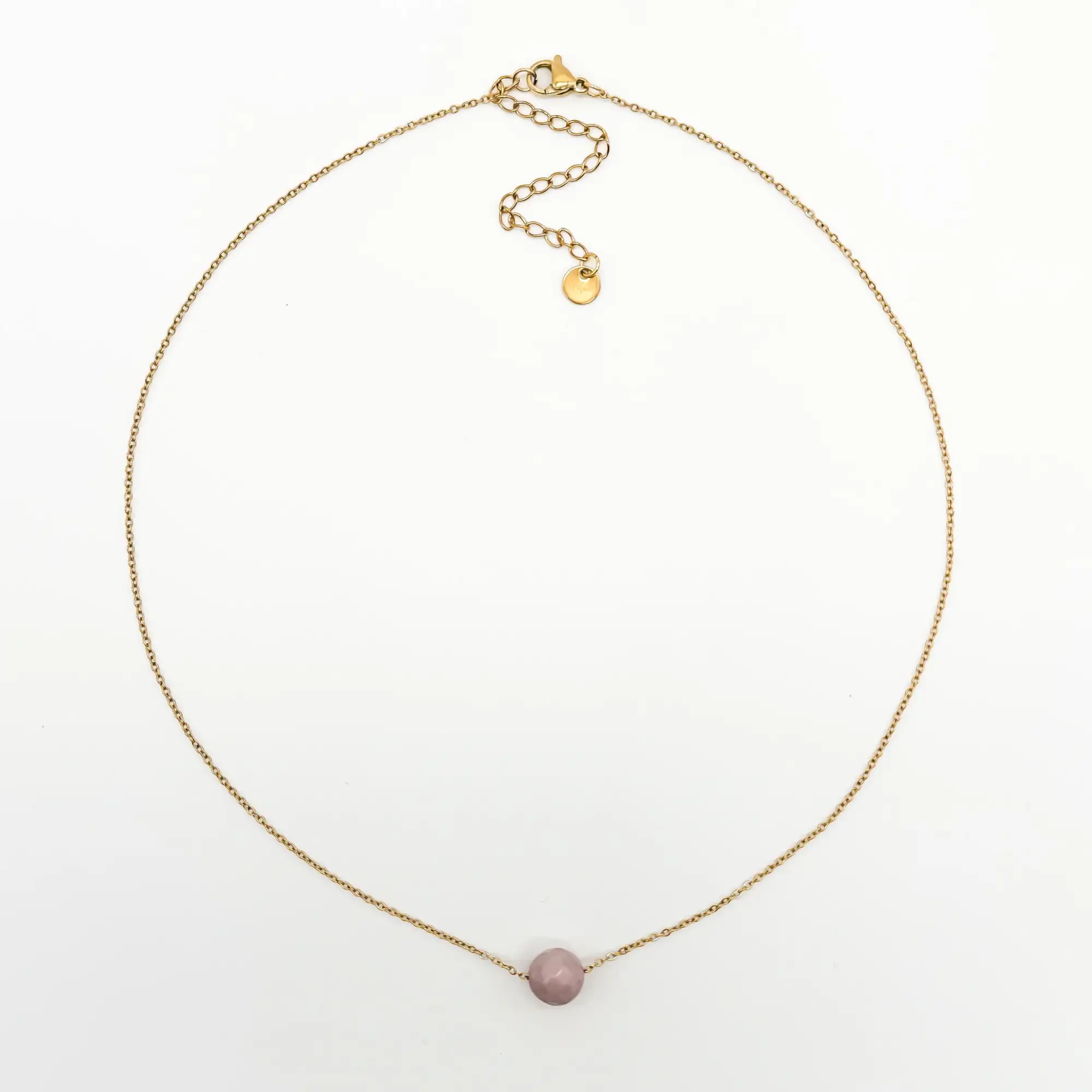 Pierre Damour - Ketting - Natuursteen - Stainless Steel - Image 6