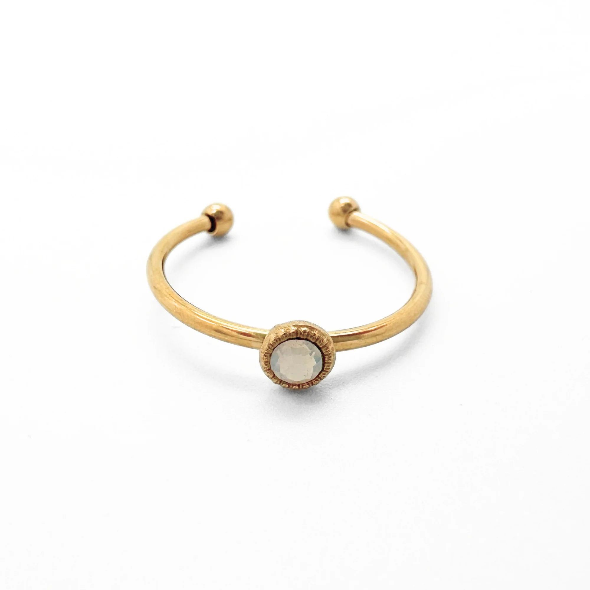 Strass - Ring - Stainless Steel - Verstelbaar - Image 4