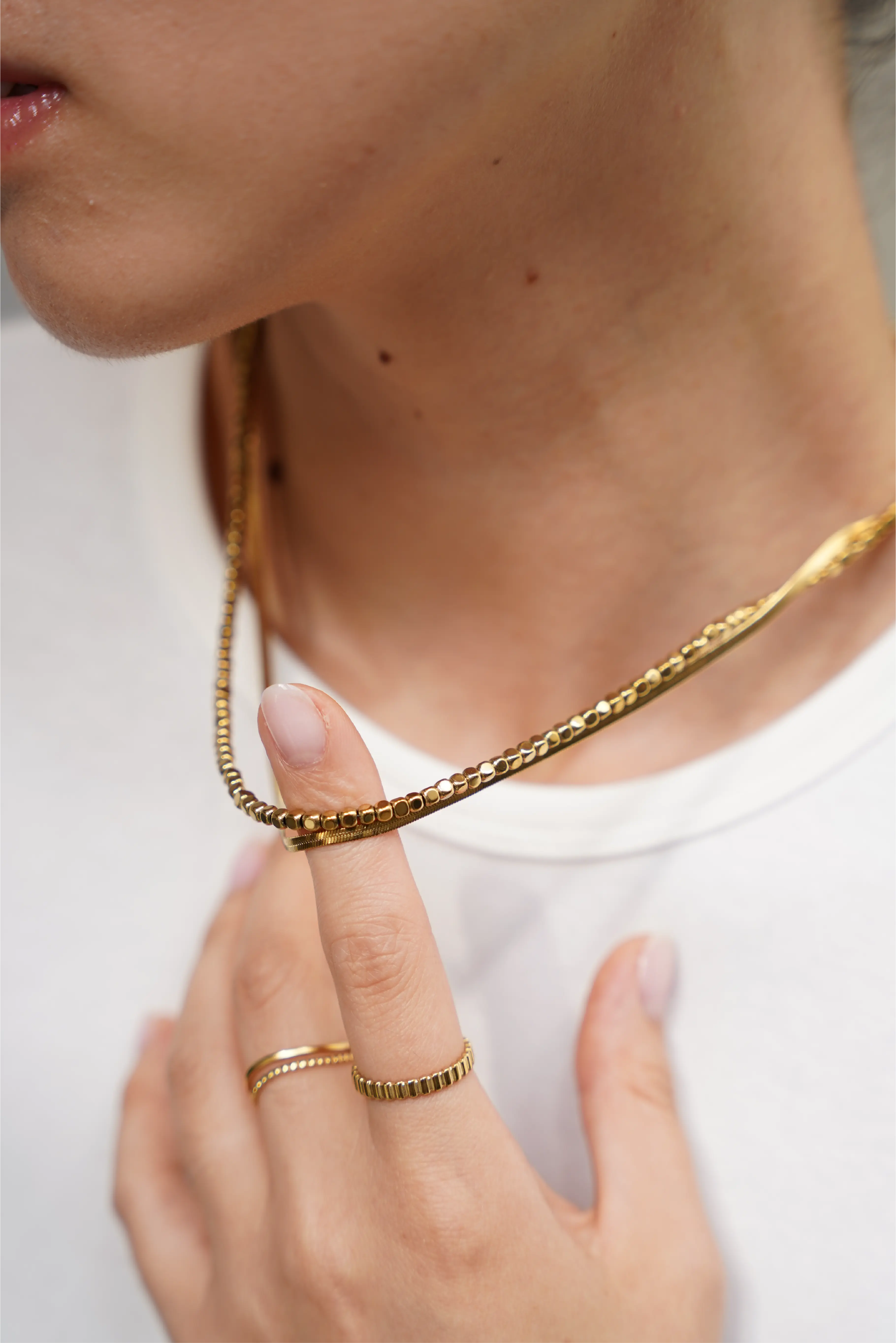 Round Circle - Ketting - Stainless Steel - Image 2