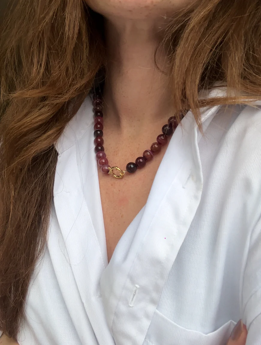 Samira - Ketting - Natuursteen - Stainless Steel - Image 11