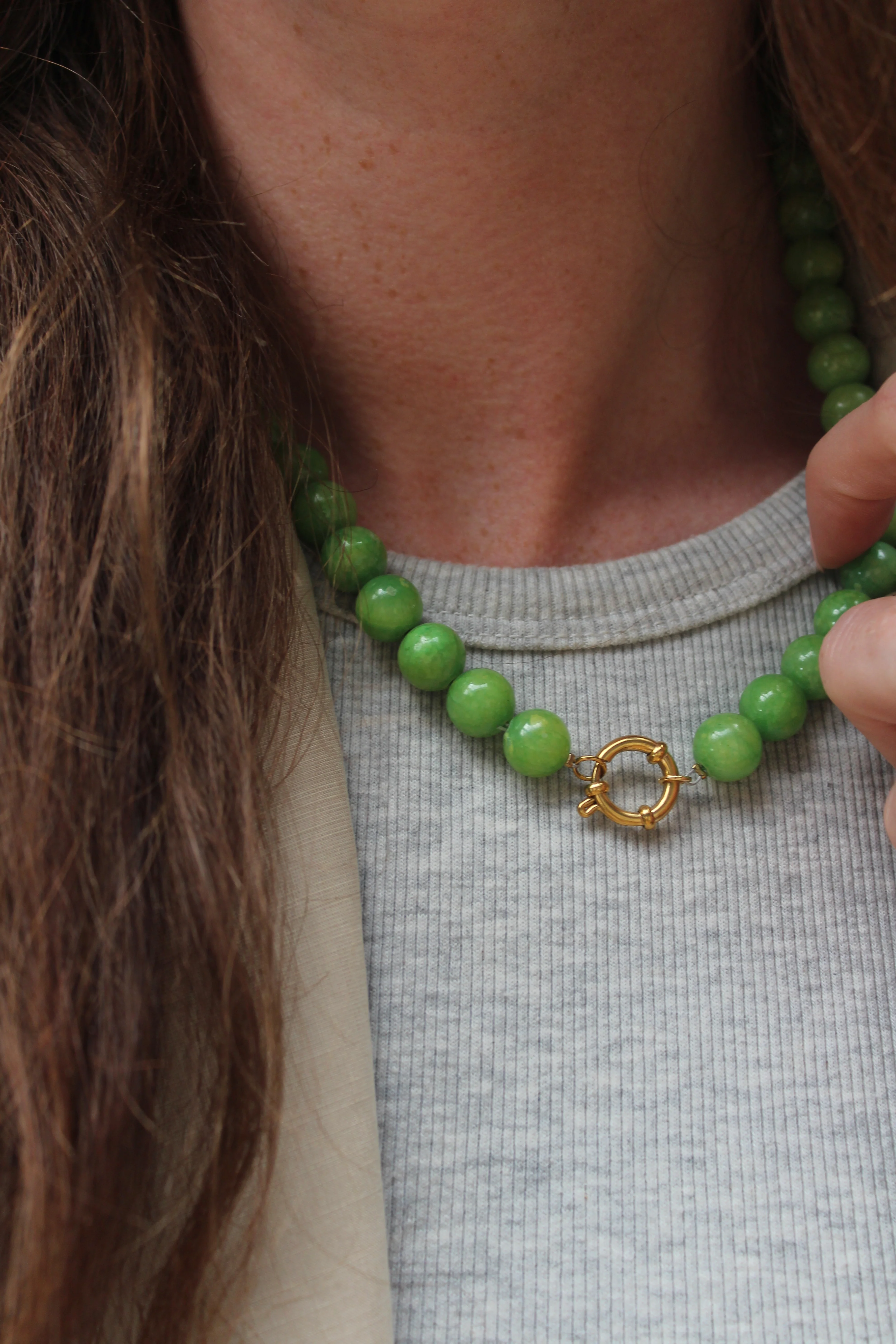 Samira - Ketting - Natuursteen - Stainless Steel - Image 19