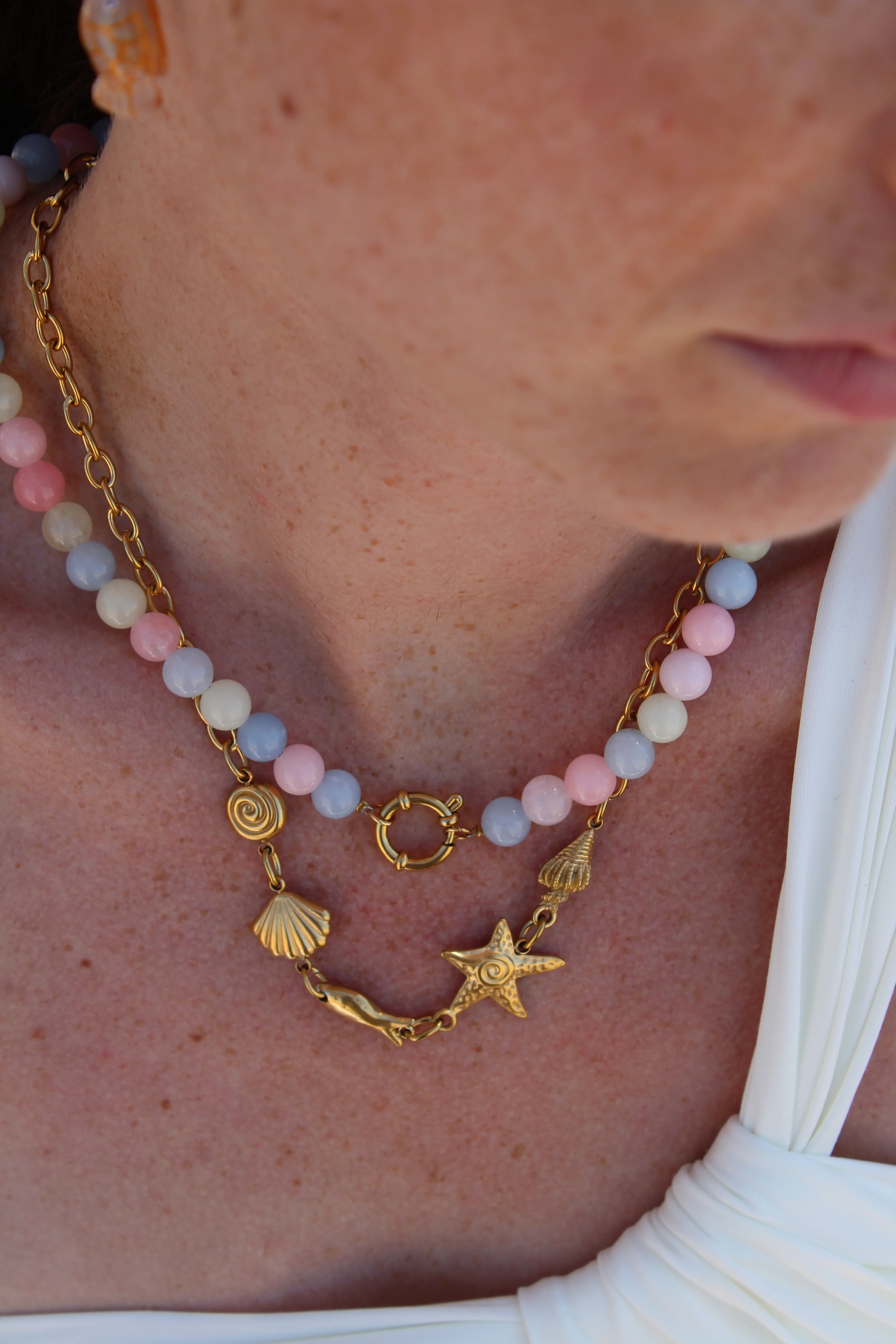 Samira - Ketting - Natuursteen - Stainless Steel - Image 32