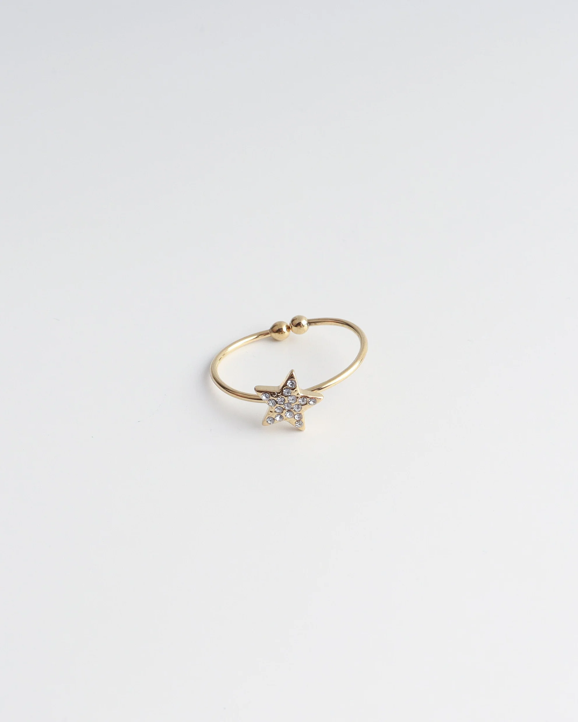 Shining Star - Ring - Stainless Steel