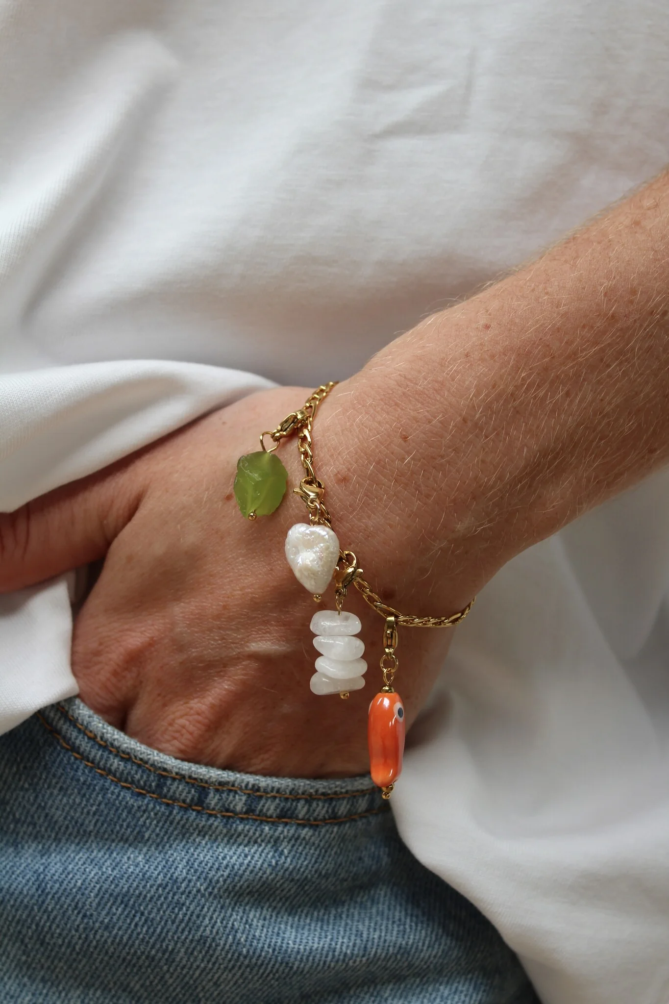 Small Chain - Armband - Design Your Own - Stainless Steel - Image 2