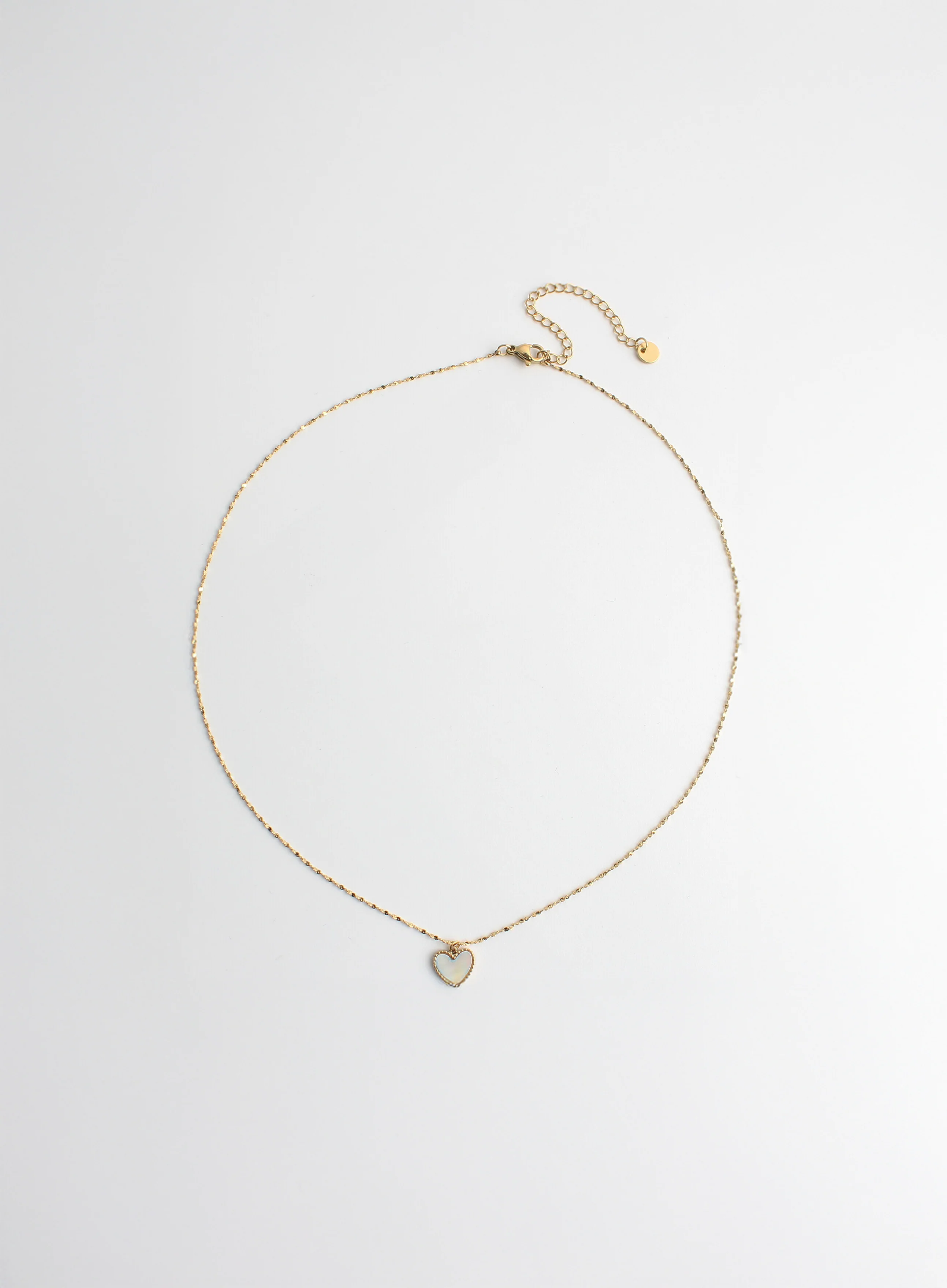Small Shell Heart - Ketting - Stainless Steel
