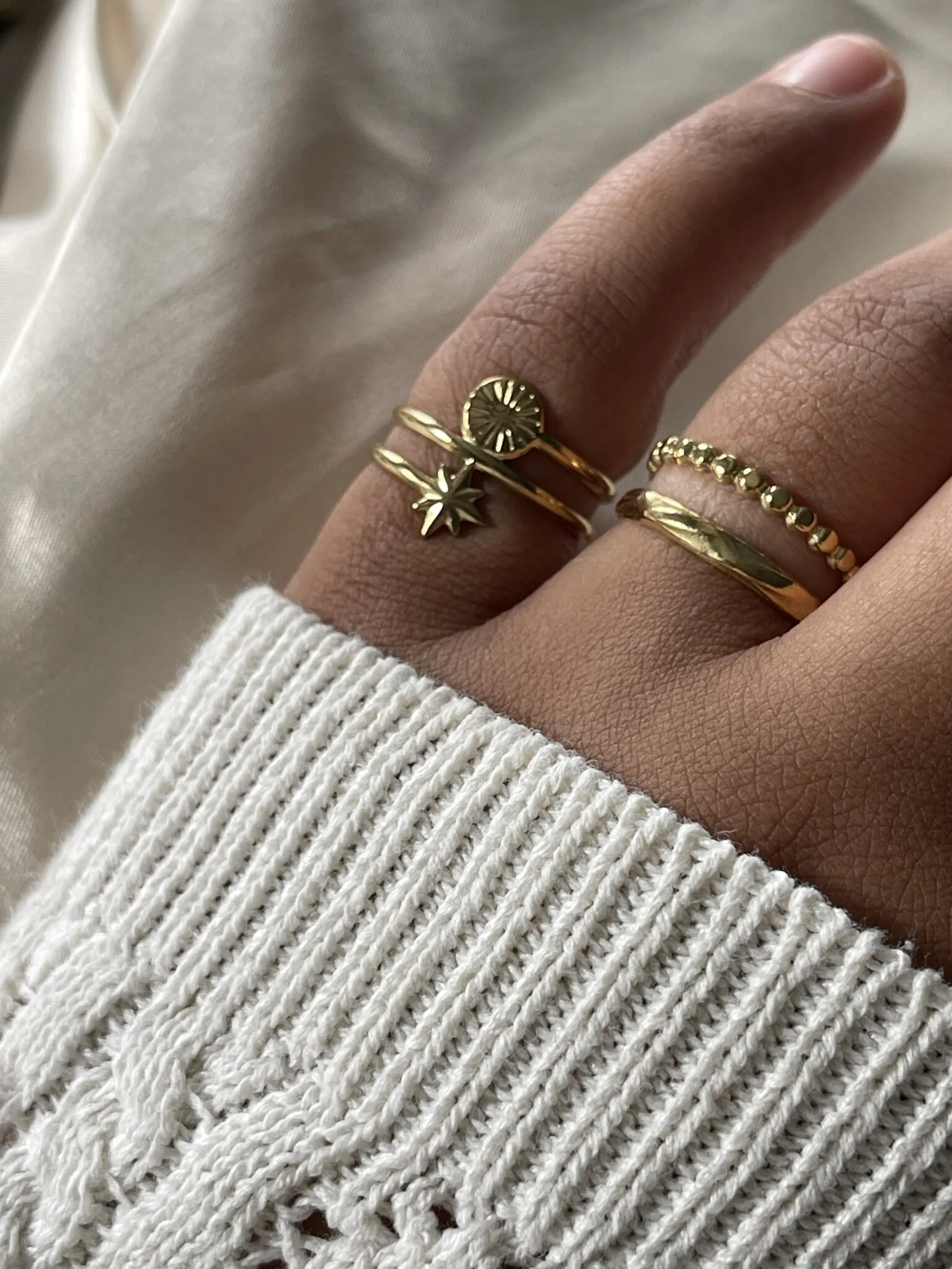 Solaire - Ring - Stainless Steel - Verstelbaar - Image 5