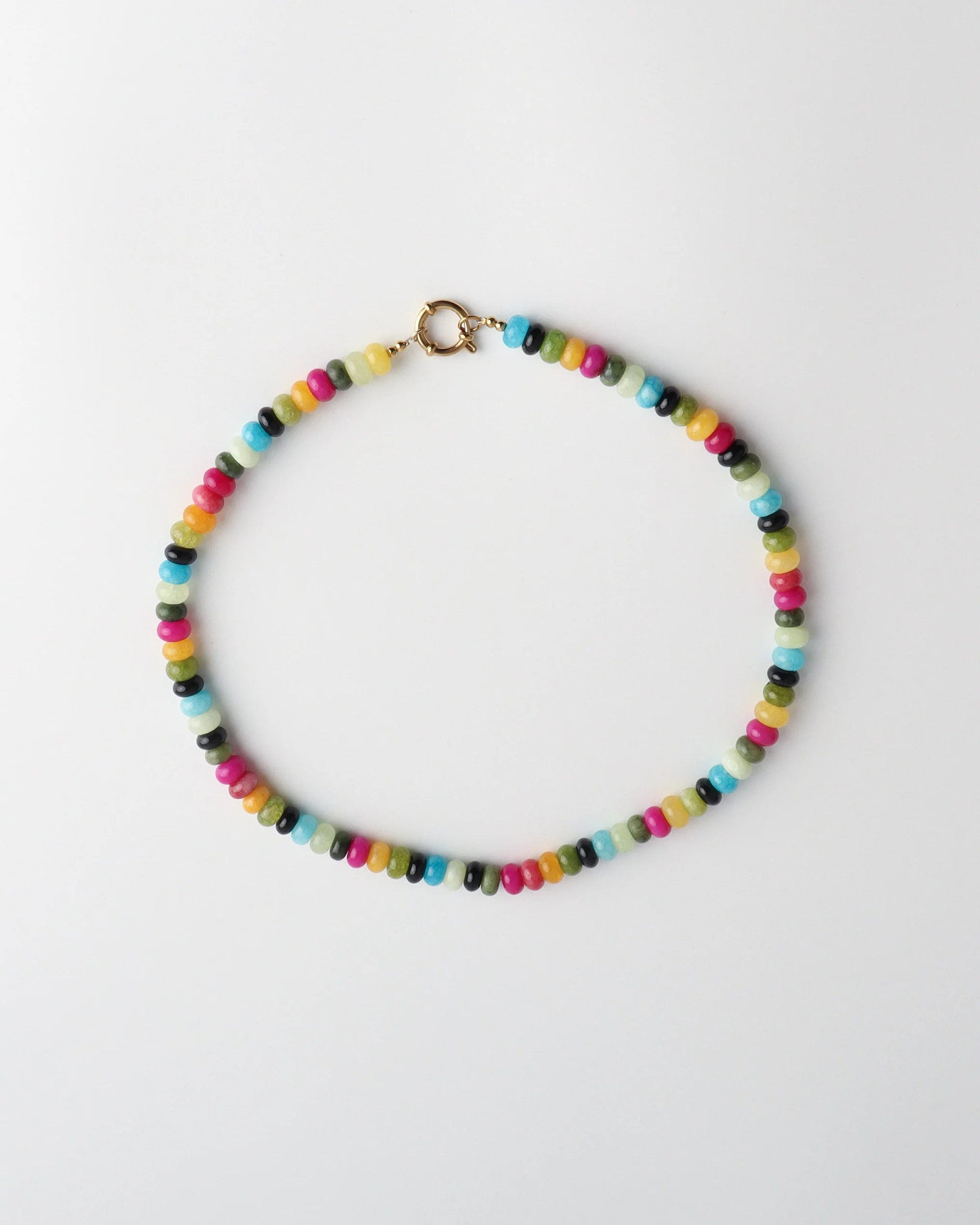 Solara - Ketting - Natuursteen - Stainless Steel