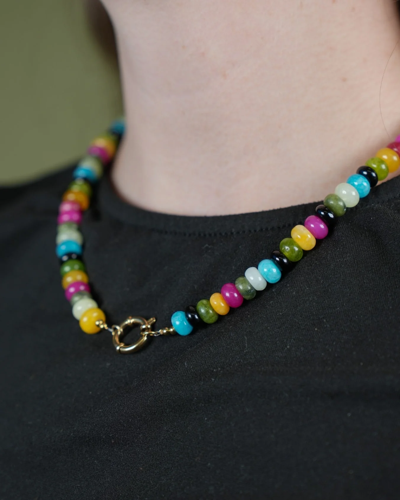Solara - Ketting - Natuursteen - Stainless Steel - Image 2