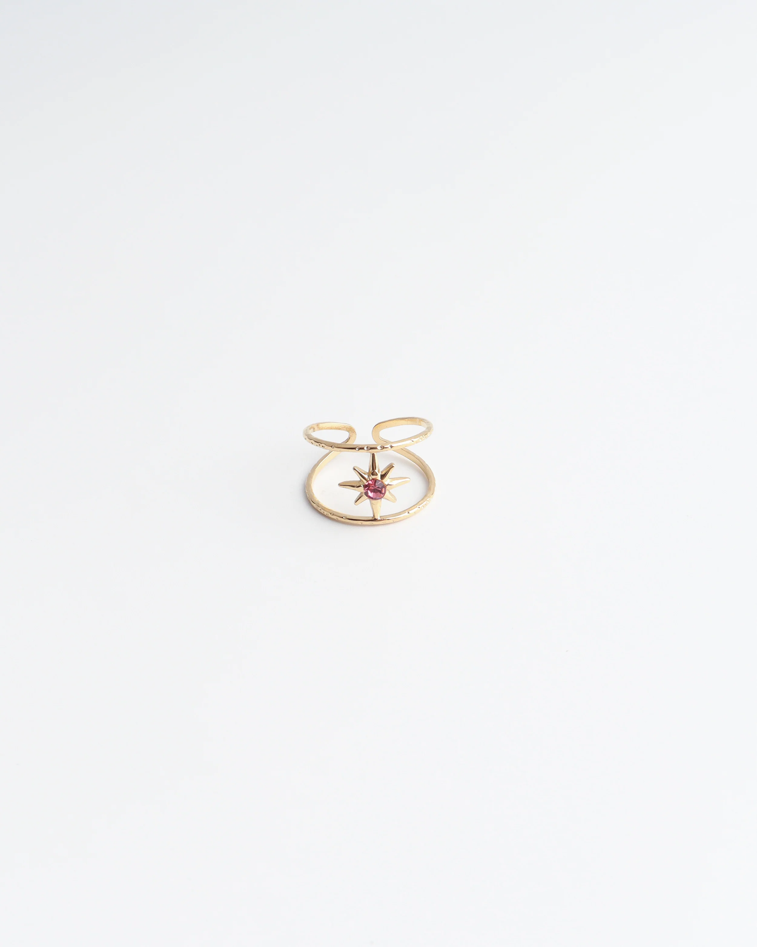 Starred - Ring - Stainless Steel - Verstelbaar - Image 3