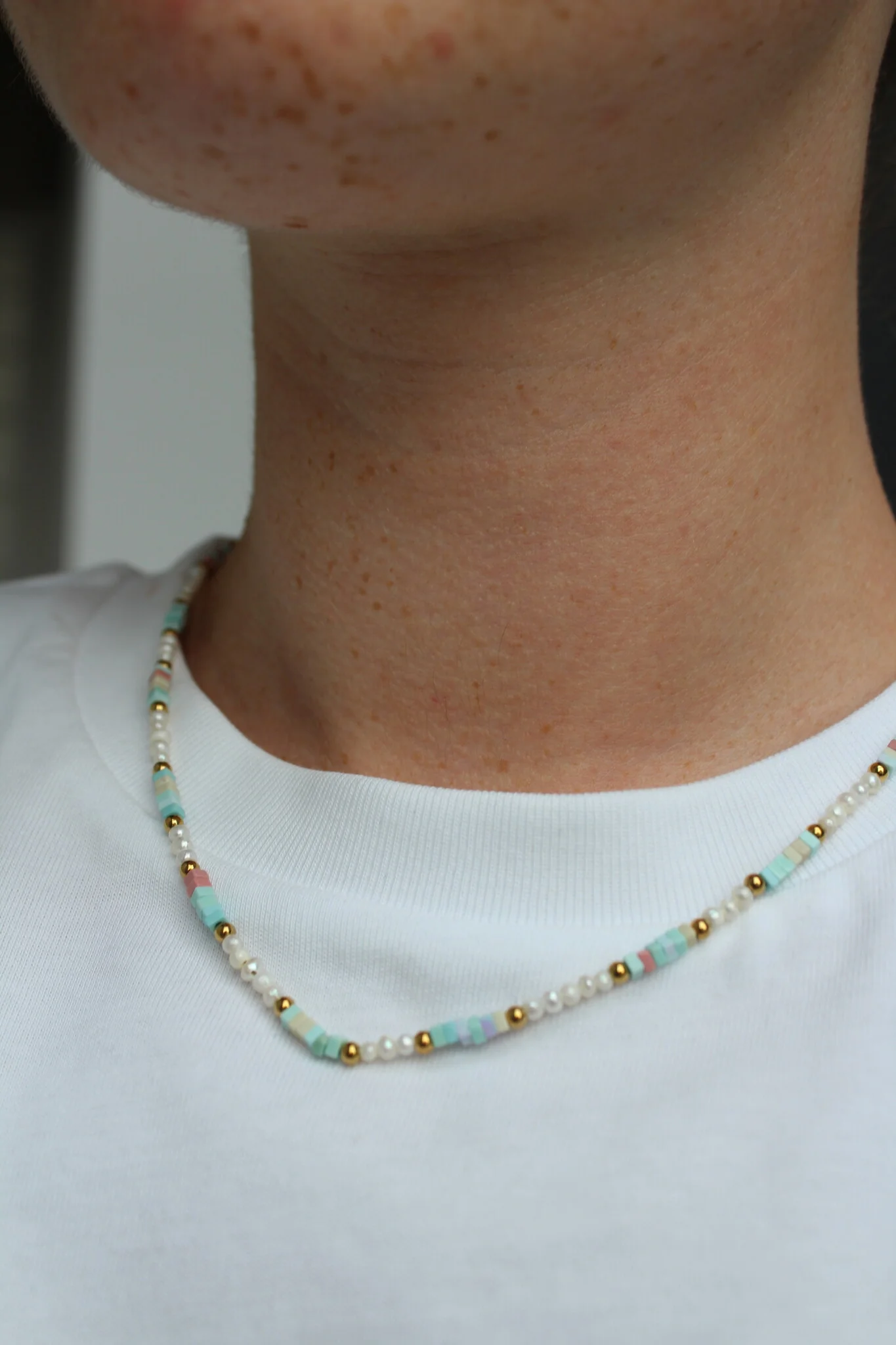 Subtle Pearl - Ketting - Stainless Steel - Image 2