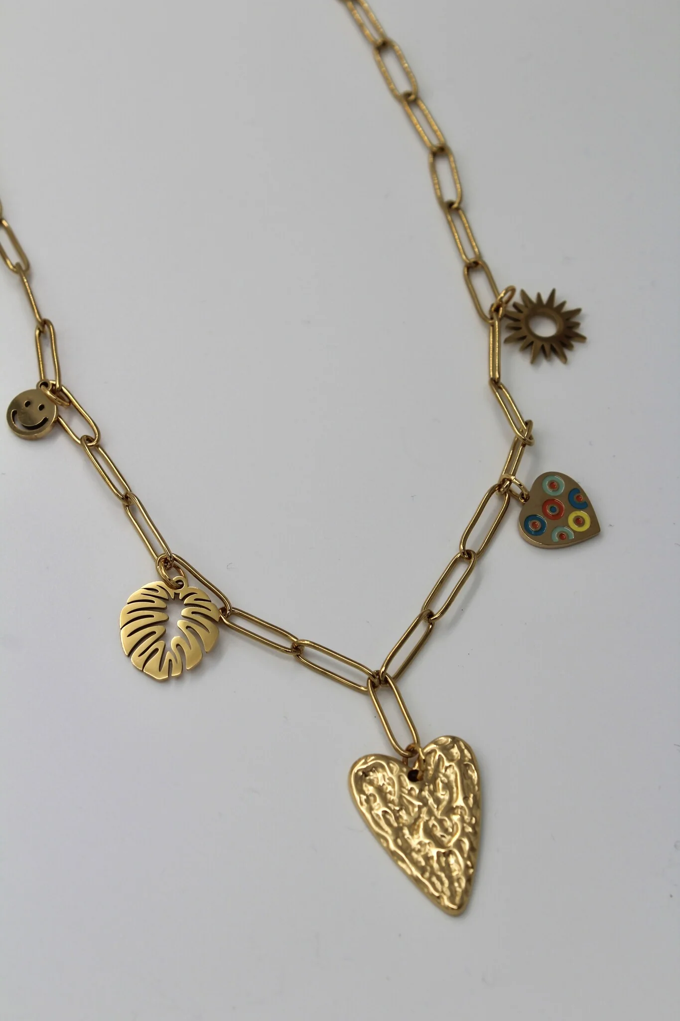 Summer Hearts - Ketting - Stainless Steel - Image 3