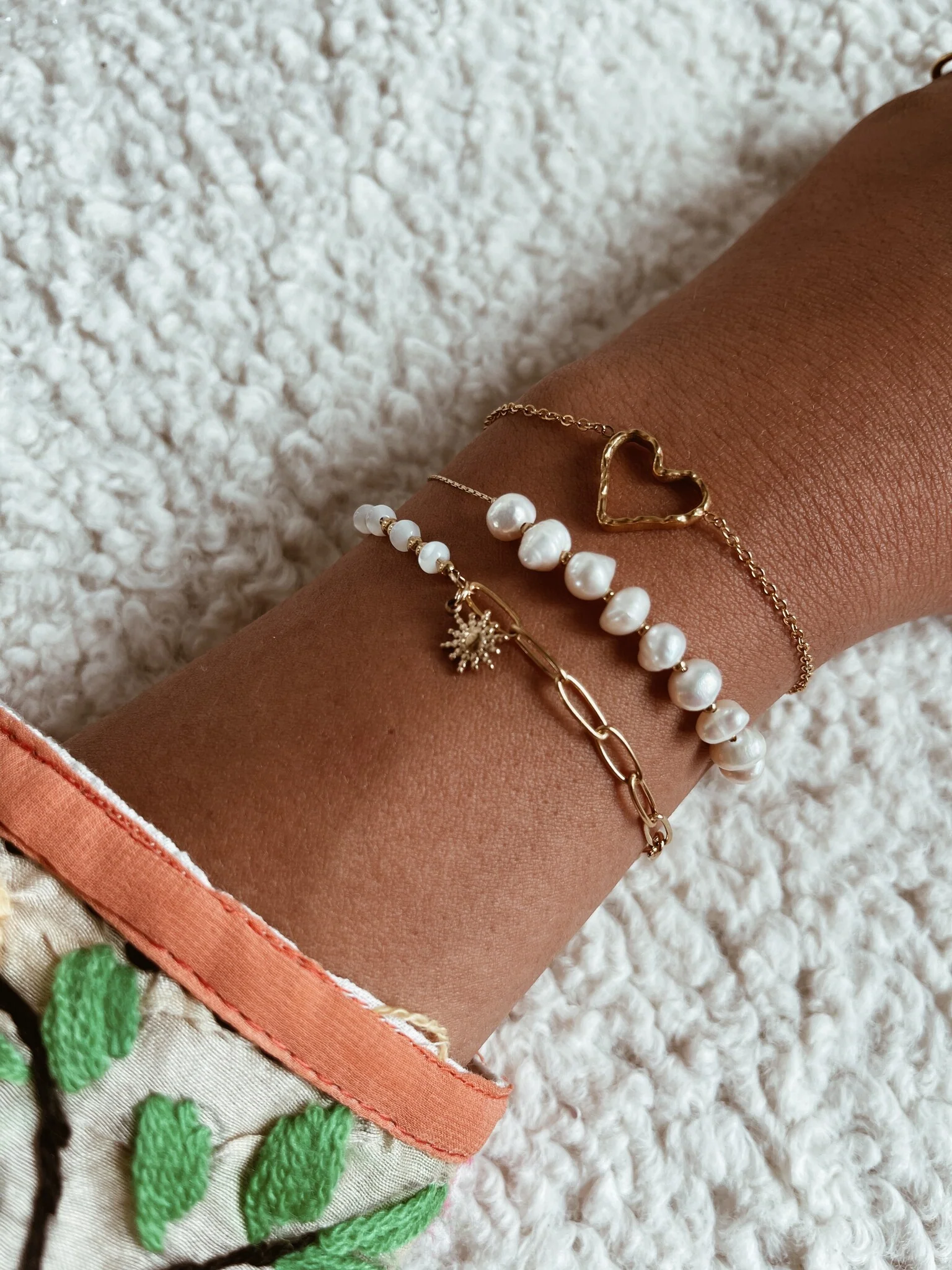 Sweet Pearls - Armband - Parel - Stainless Steel - Image 2