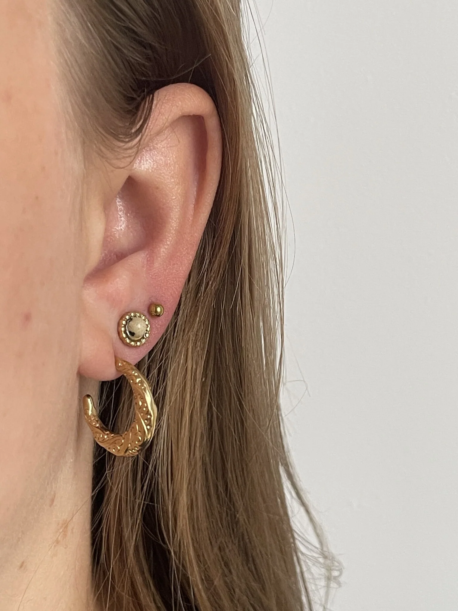 Tara - Studs - Natuursteen - Oorbellen - Stainless Steel - Image 2