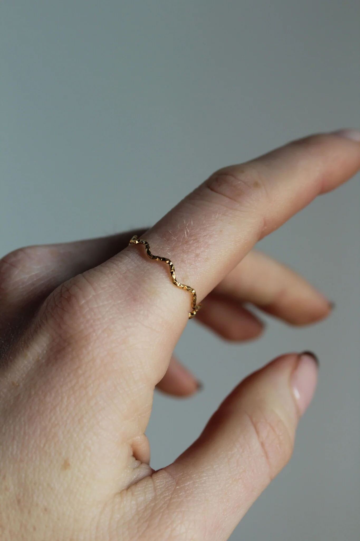 Thin Wave - Ring - Stainless Steel - Verstelbaar - Image 8