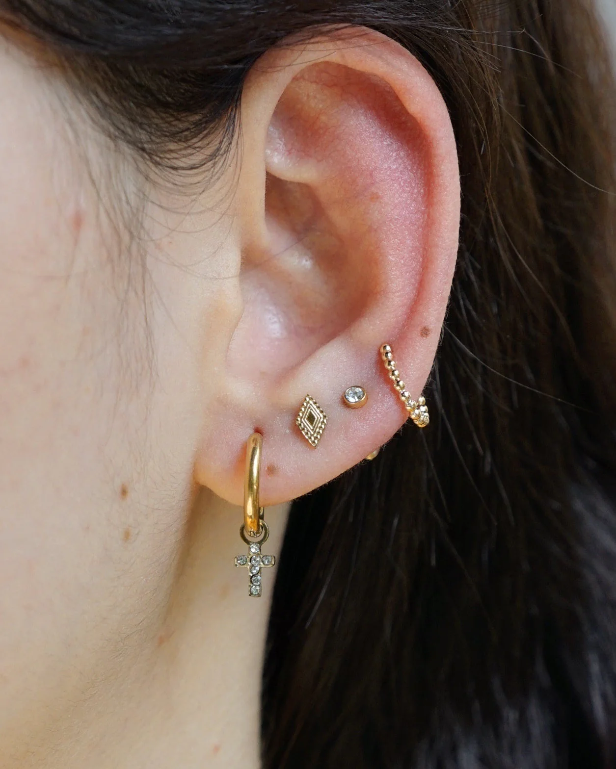 Triangle - Studs - Oorbellen - Stainless Steel - Image 2