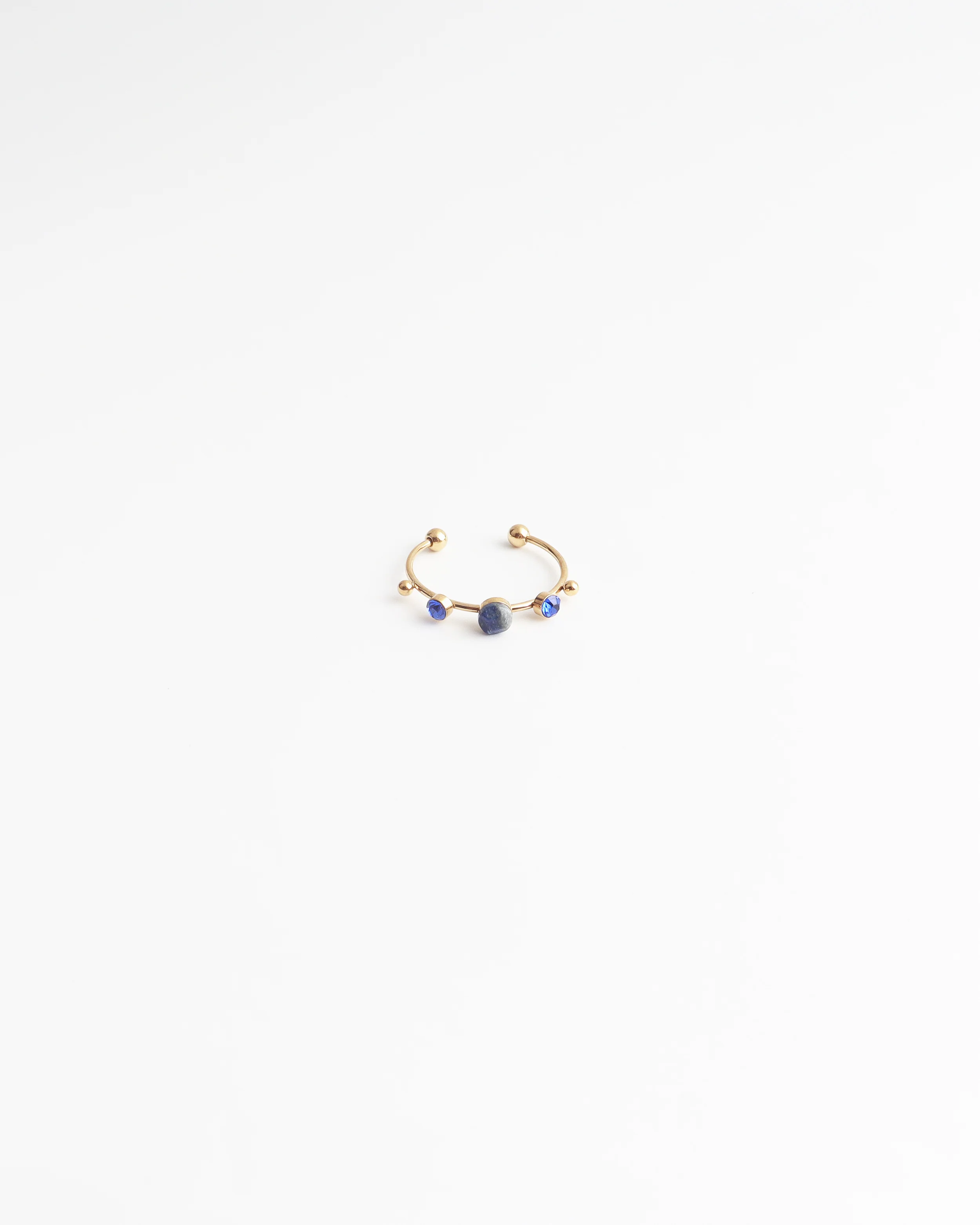 Victoria - Ring - Stainless Steel - Natuursteen - Verstelbaar - Image 10