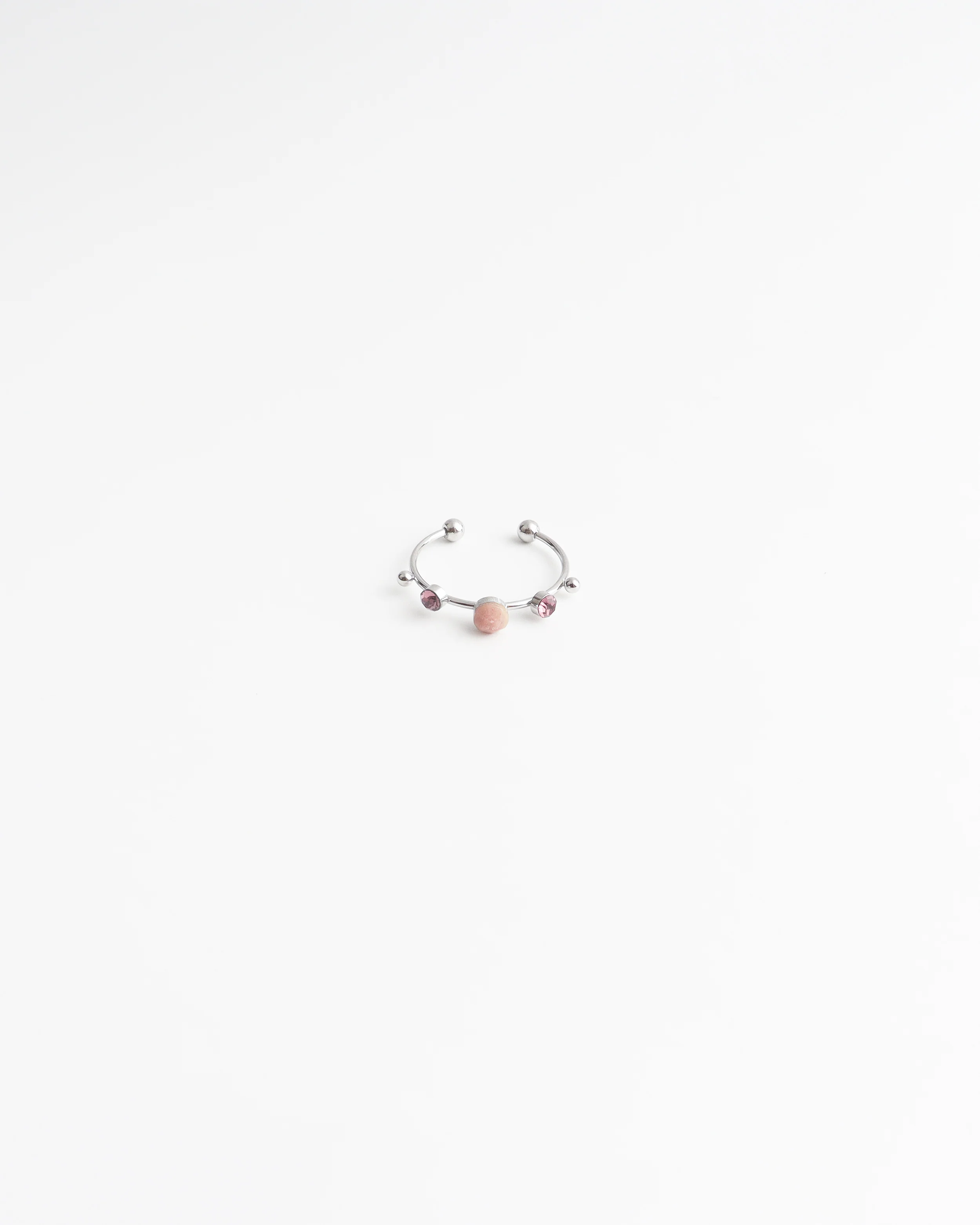 Victoria - Ring - Stainless Steel - Natuursteen - Verstelbaar - Image 13