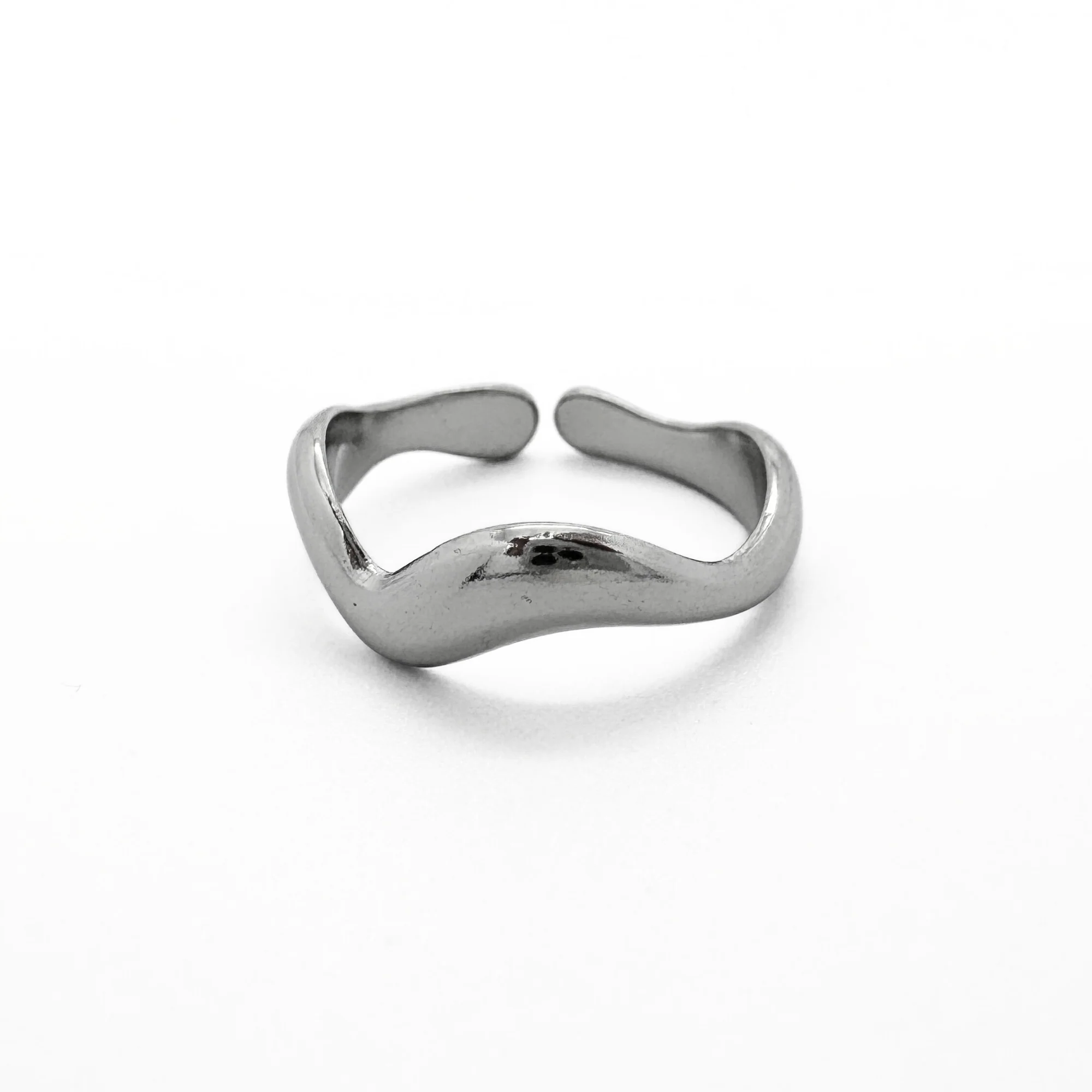 Waves - Ring - Stainless Steel - Verstelbaar - Image 6