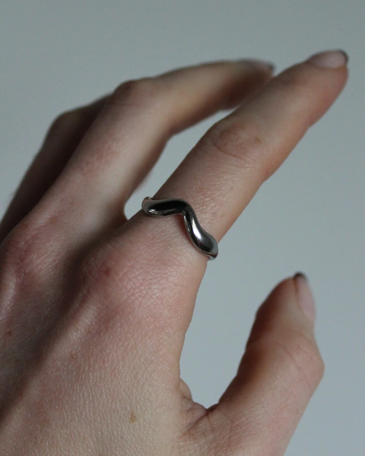 Waves - Ring - Stainless Steel - Verstelbaar - Image 8