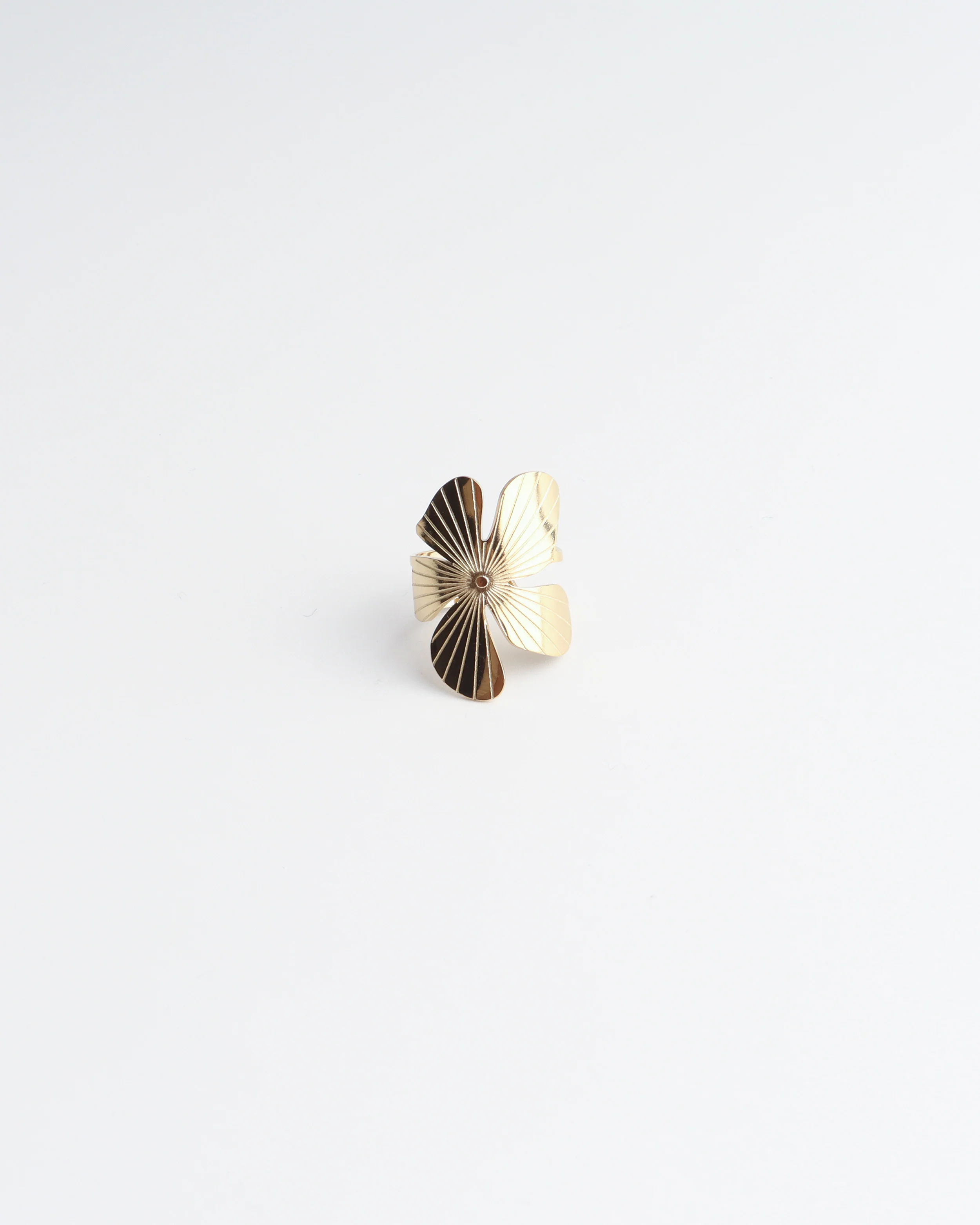Wild Flower - Ring - Stainless Steel - Verstelbaar