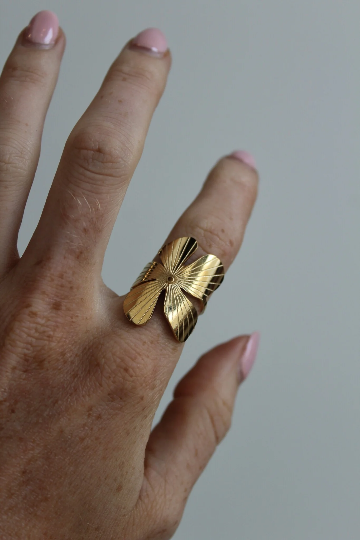 Wild Flower - Ring - Stainless Steel - Verstelbaar - Image 4