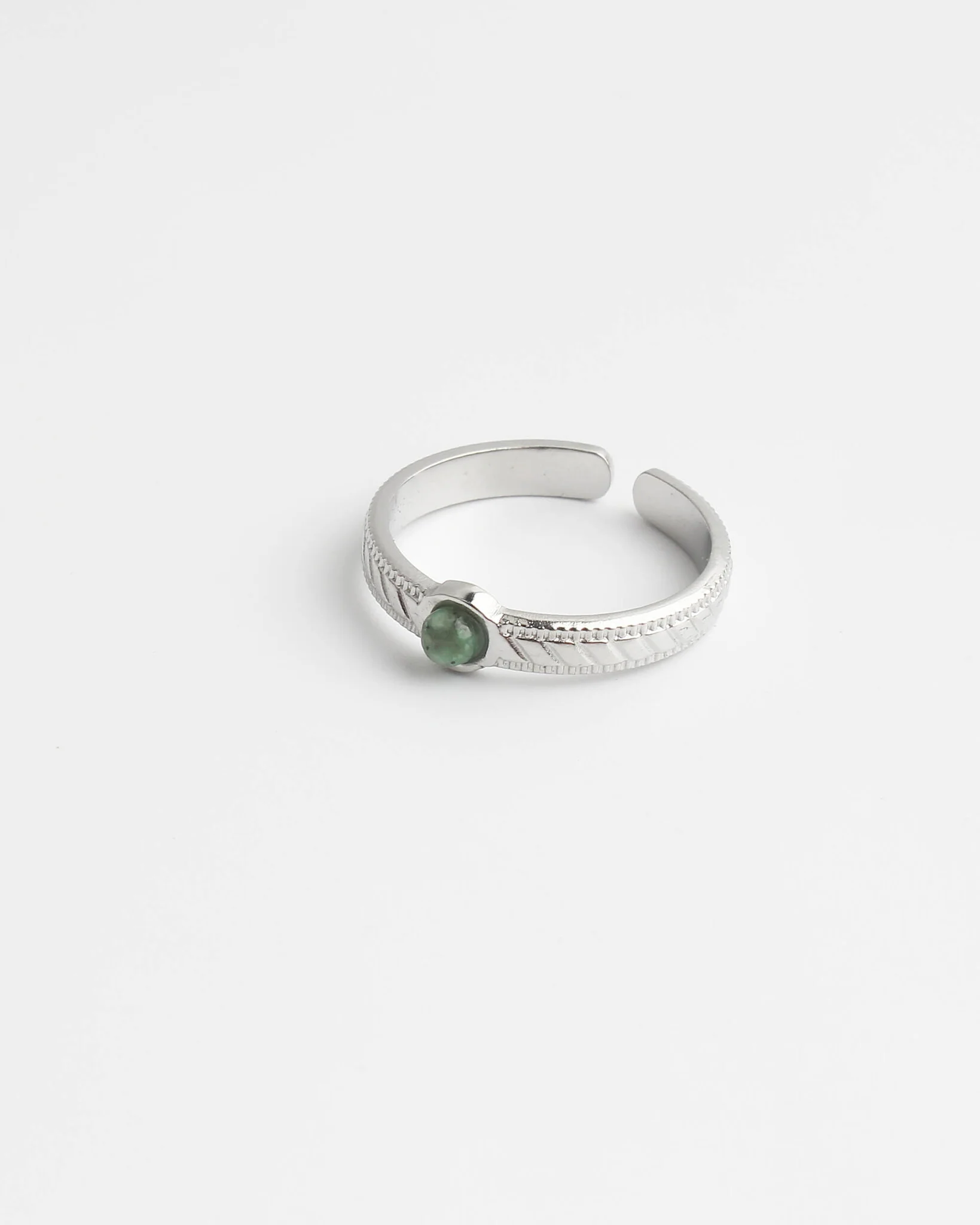 Zosia - Ring - Natuursteen - Stainless Steel - Verstelbaar - Image 11