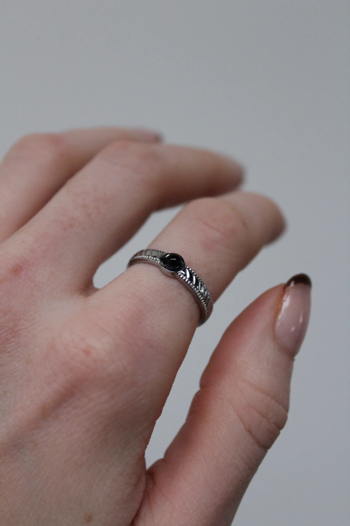 Zosia - Ring - Natuursteen - Stainless Steel - Verstelbaar - Image 16