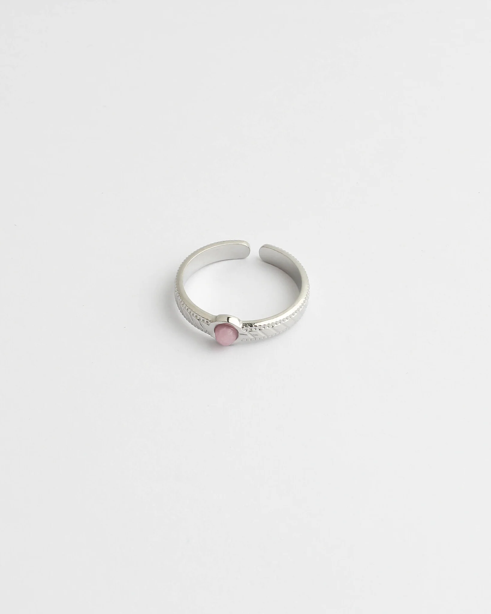 Zosia - Ring - Natuursteen - Stainless Steel - Verstelbaar - Image 3