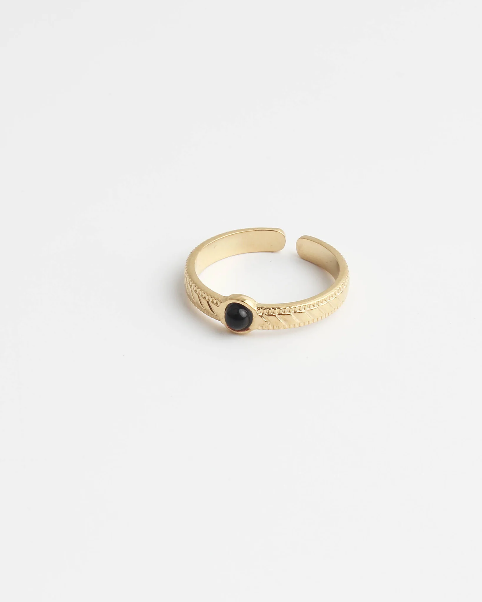 Zosia - Ring - Natuursteen - Stainless Steel - Verstelbaar - Image 5