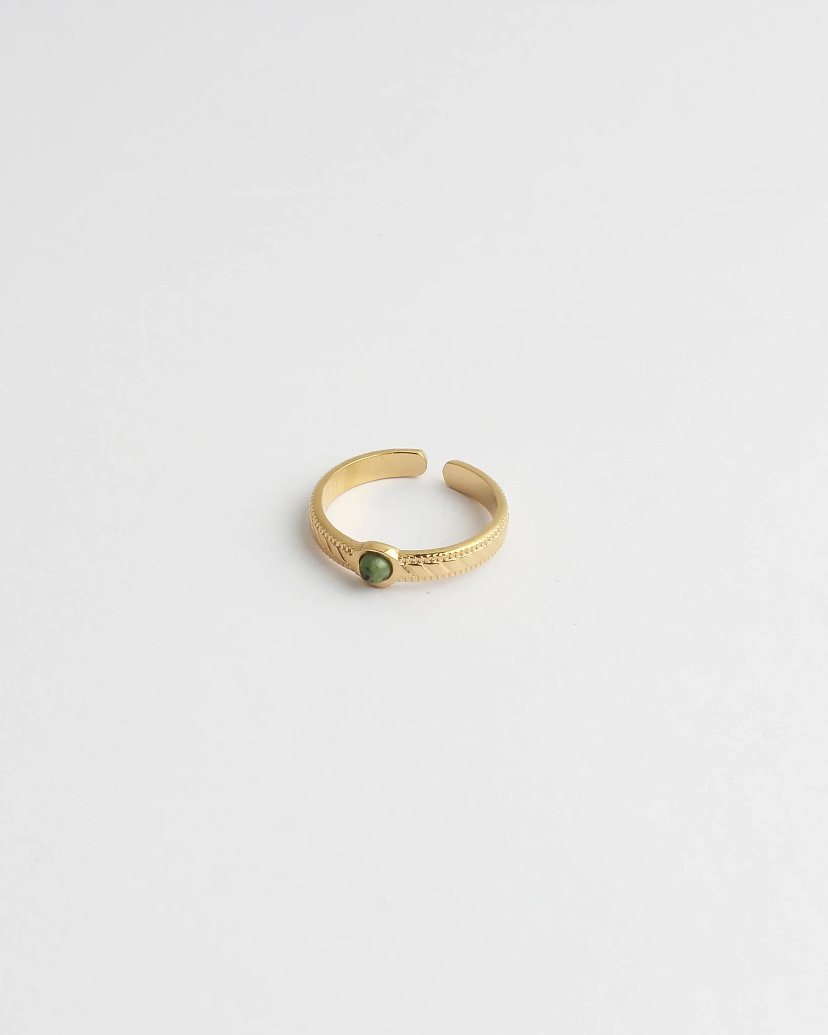 Zosia - Ring - Natuursteen - Stainless Steel - Verstelbaar - Image 8