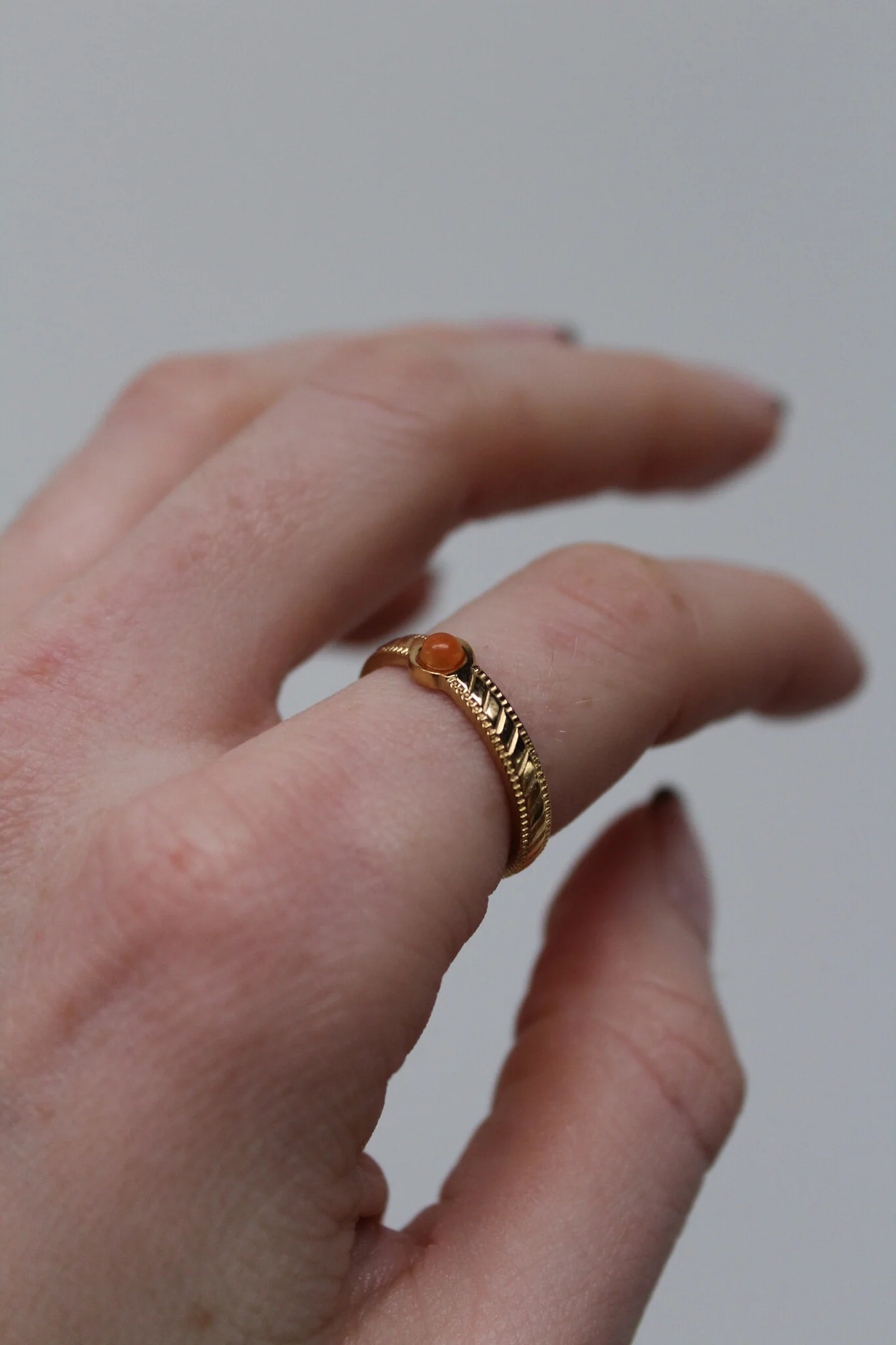 Zosia - Ring - Natuursteen - Stainless Steel - Verstelbaar - Image 9